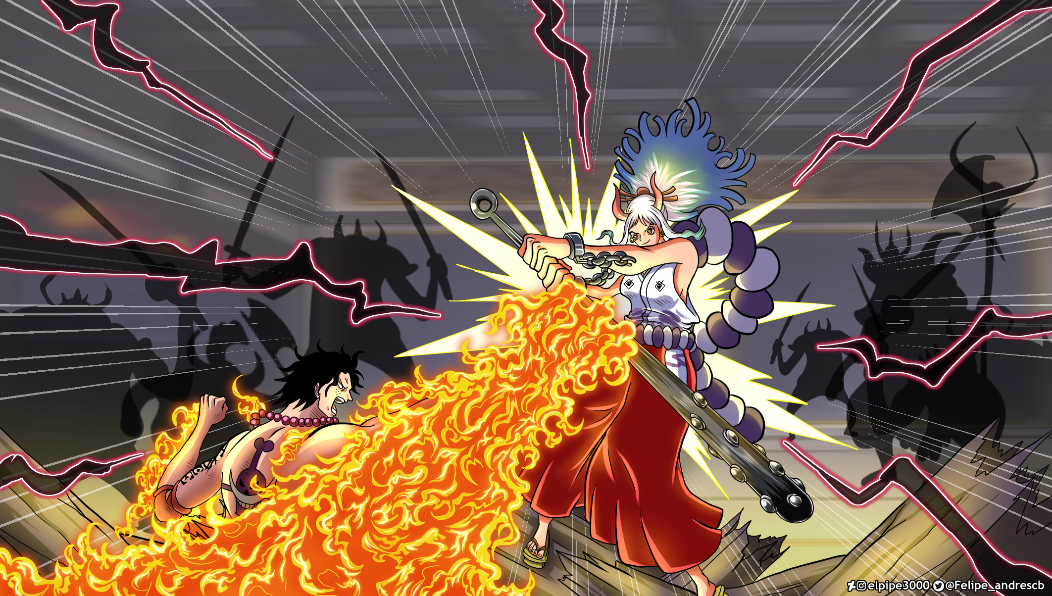 Download Portgas D. Ace Yamato (One Piece) Anime One Piece HD Wallpaper