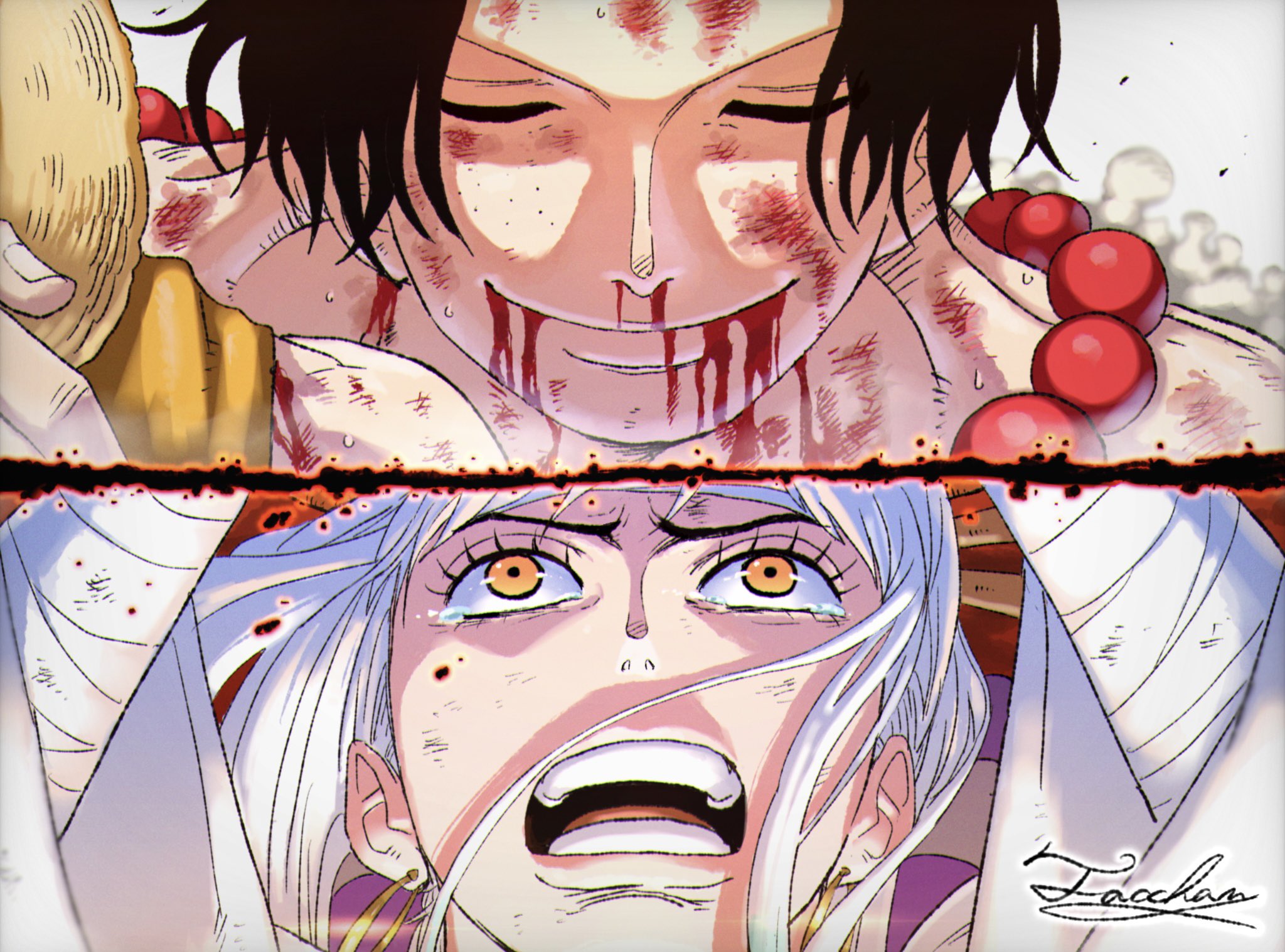 Download Anime One Piece Portgas D. Ace Yamato (One Piece) HD Wallpaper