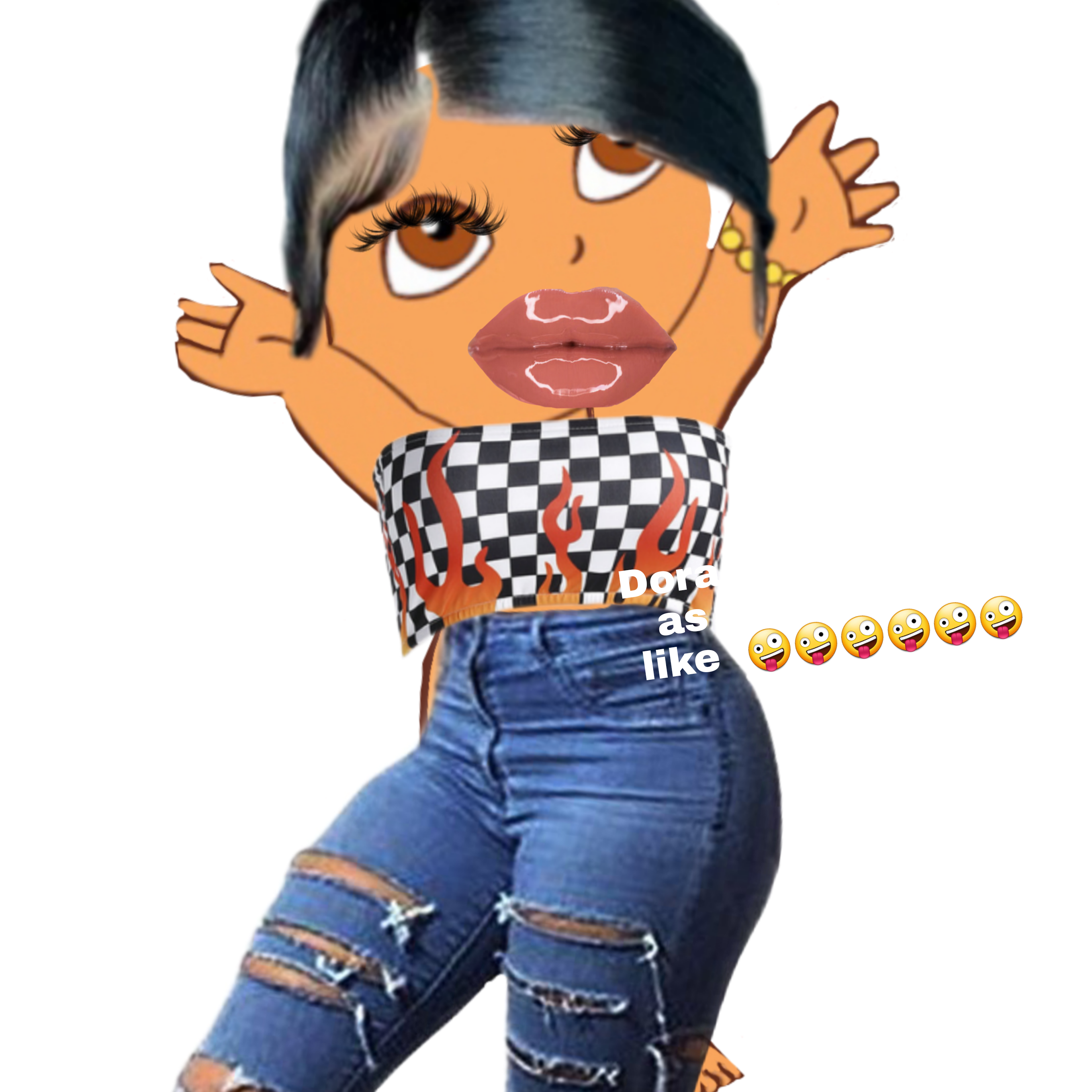 Baddie Dora Wallpaper, HD Baddie Dora Background on WallpaperBat