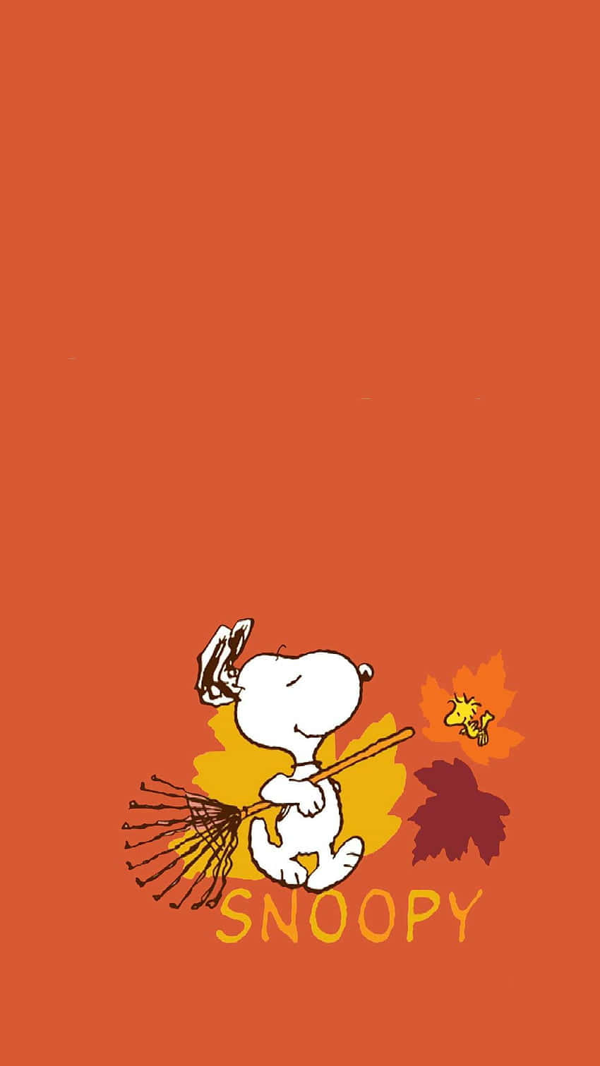 Snoopy Fall Wallpaper