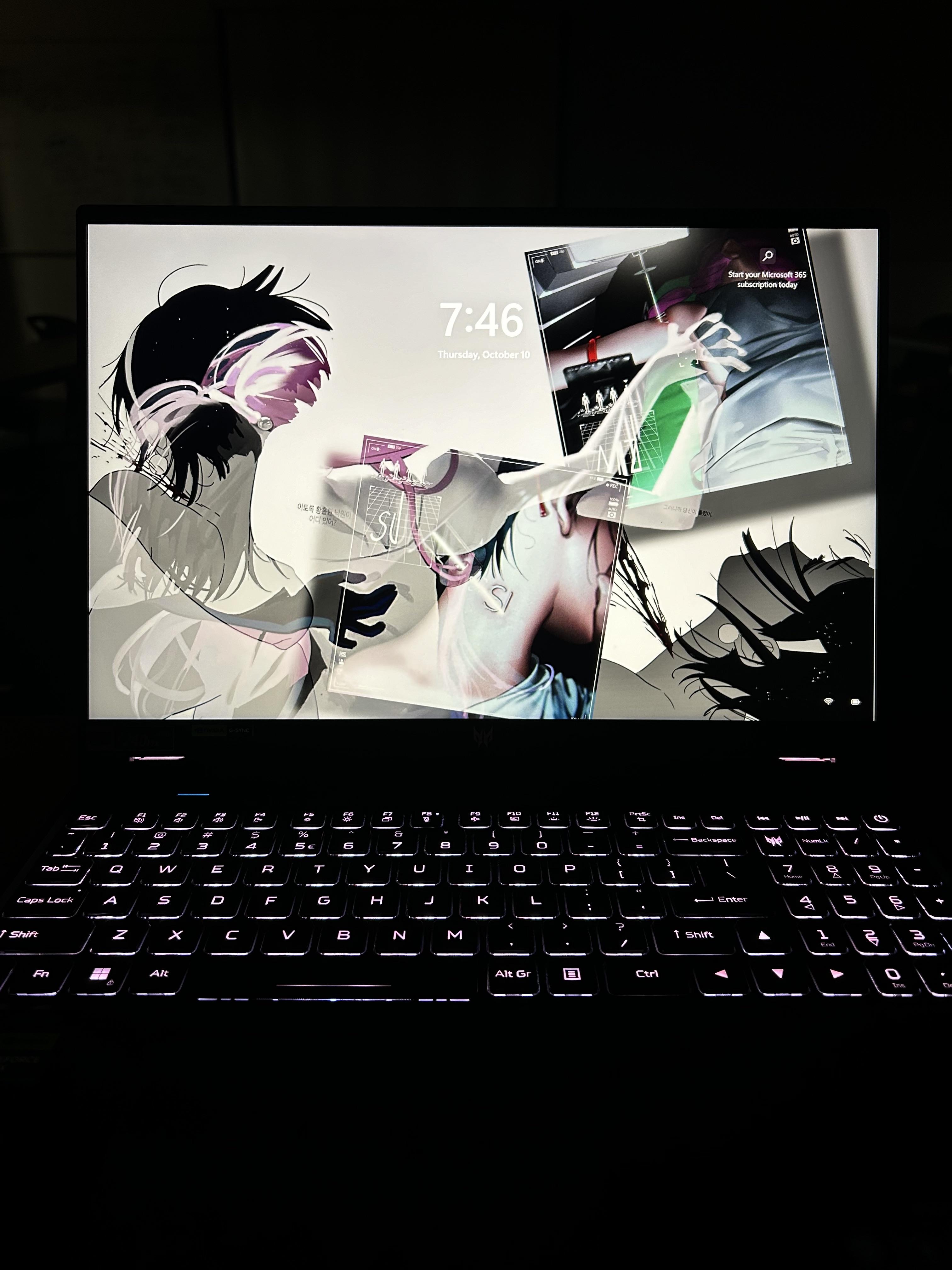 Made a MiziSua wallpaper for my laptop