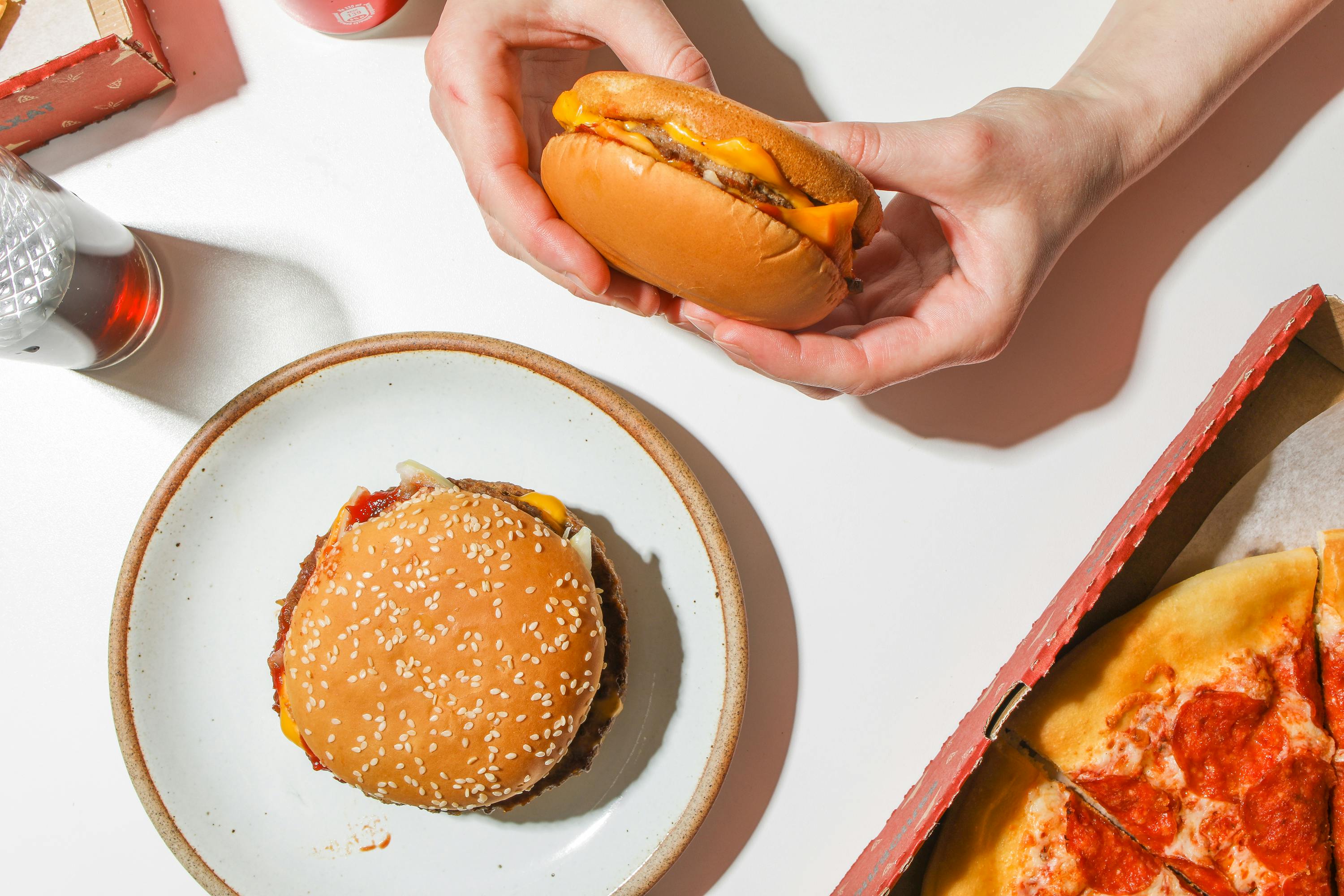 Pizza And Burger Photo, Download The BEST Free Pizza And Burger & HD Image