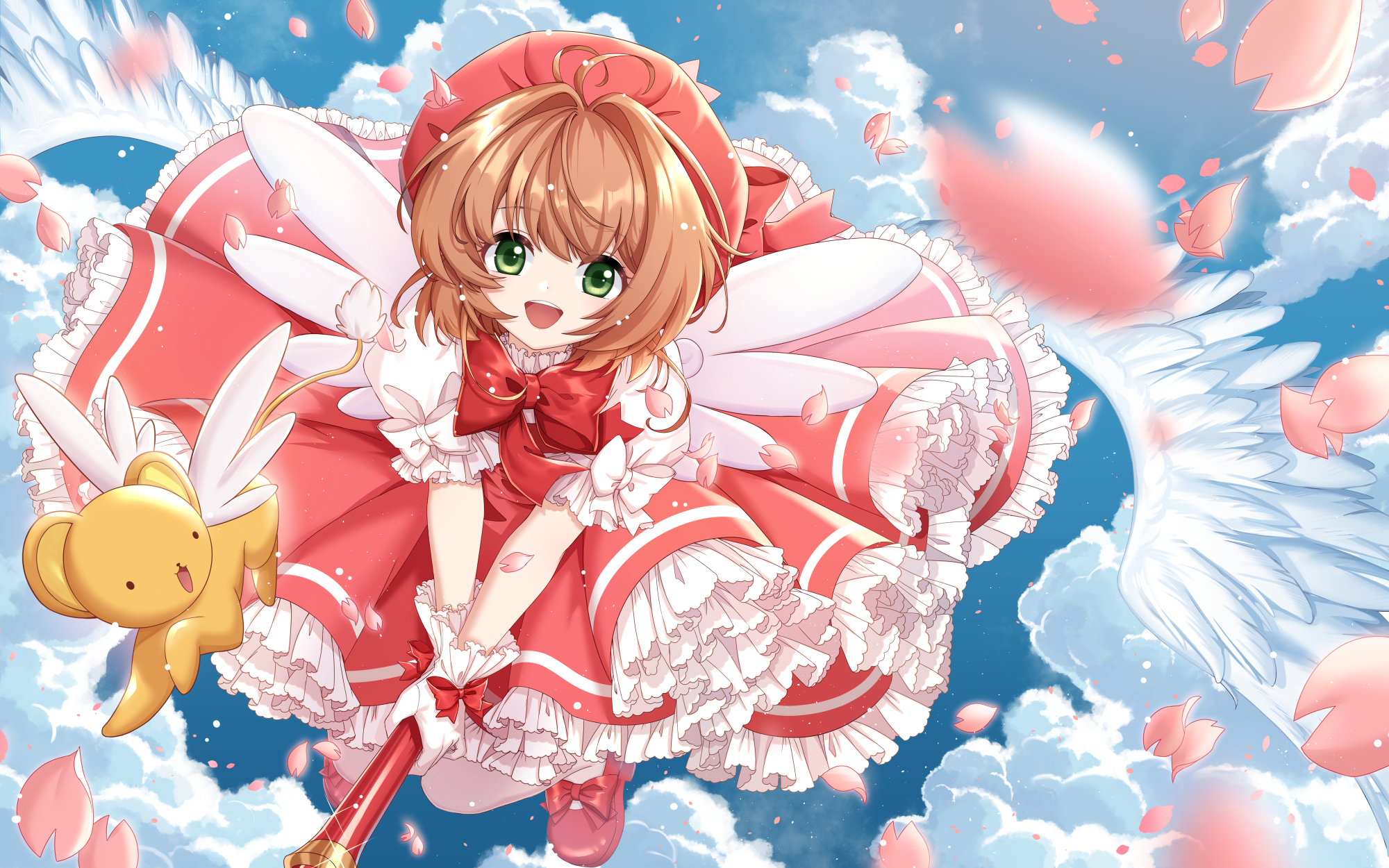 Cardcaptor Sakura HD: Yukito & Sakura's Magical Moments Wallpaper
