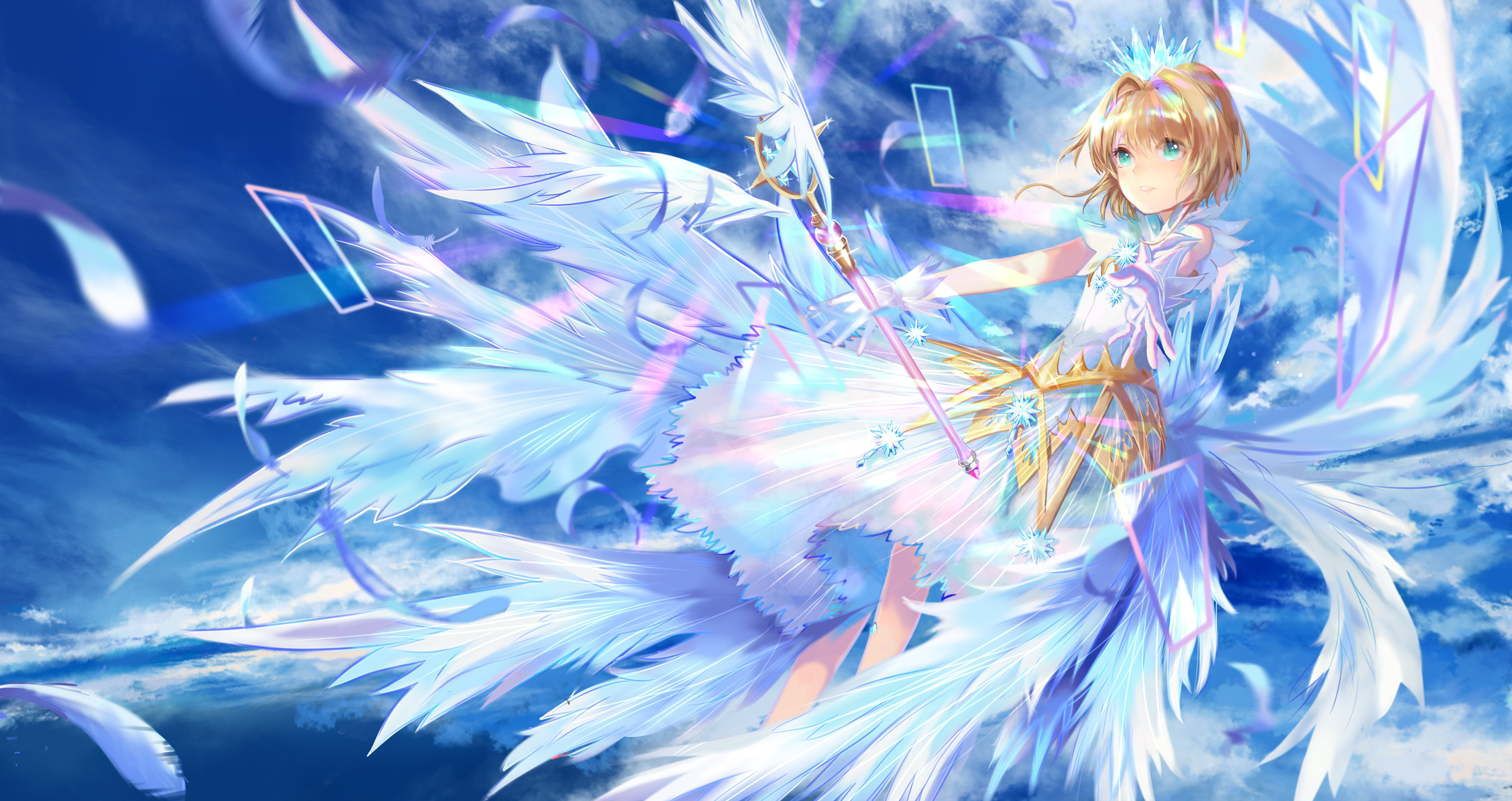 Sakura Kinomoto Cardcaptor HD Wallpaper in 4K