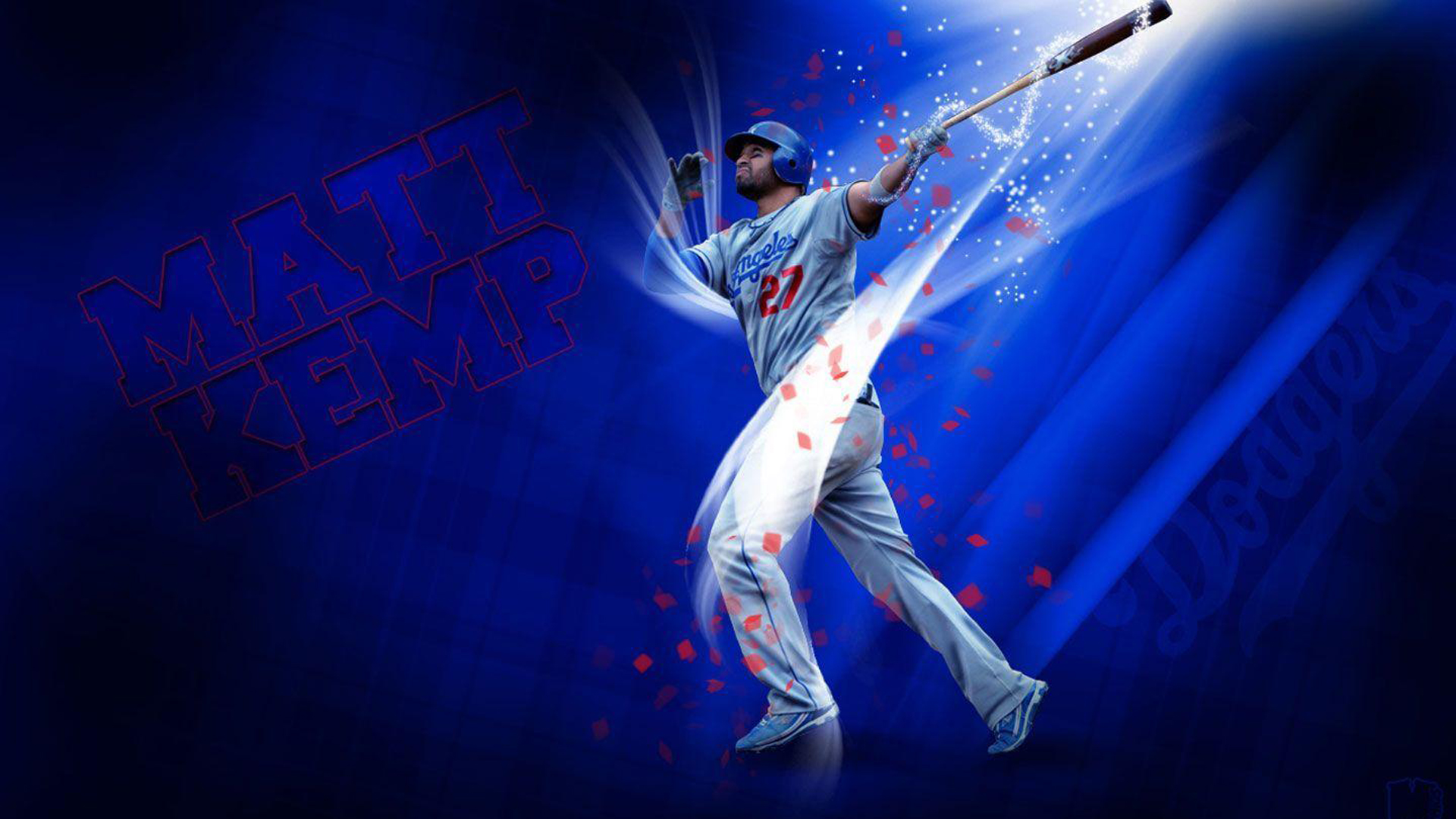 Los Angeles Dodgers Player Matt Kemp With Blue Helmet HD Dodgers Wallpaper