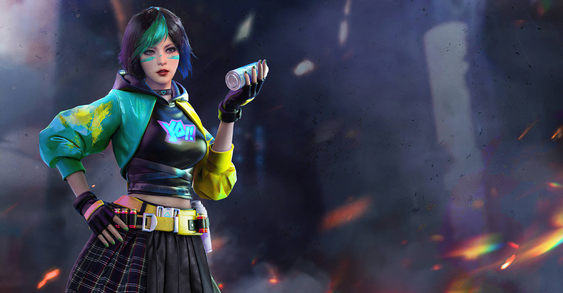 Download 4k Free Fire Garena Character Steffie Wallpaper