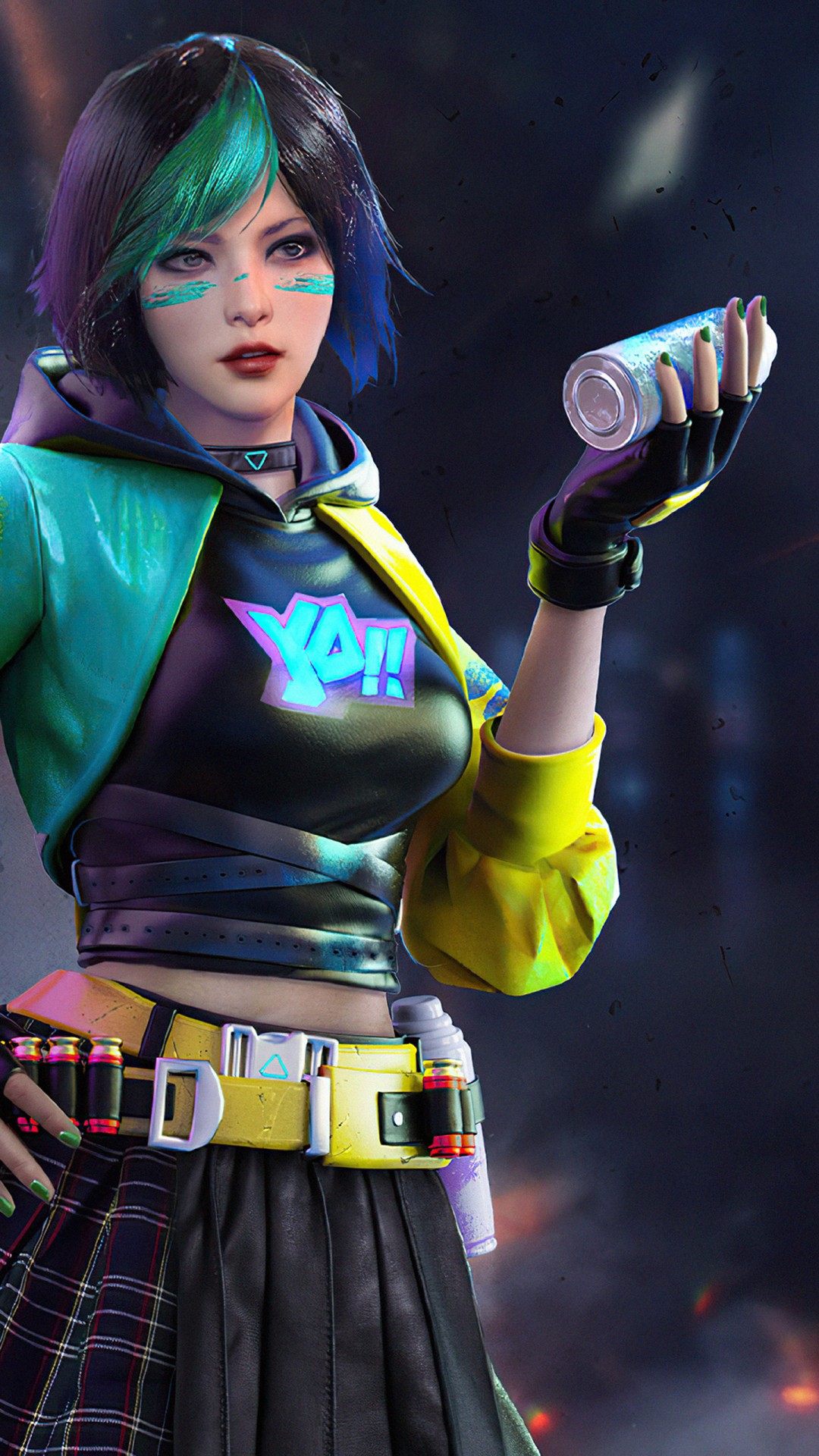 Steffie 4K HD Garena Free Fire Wallpaper