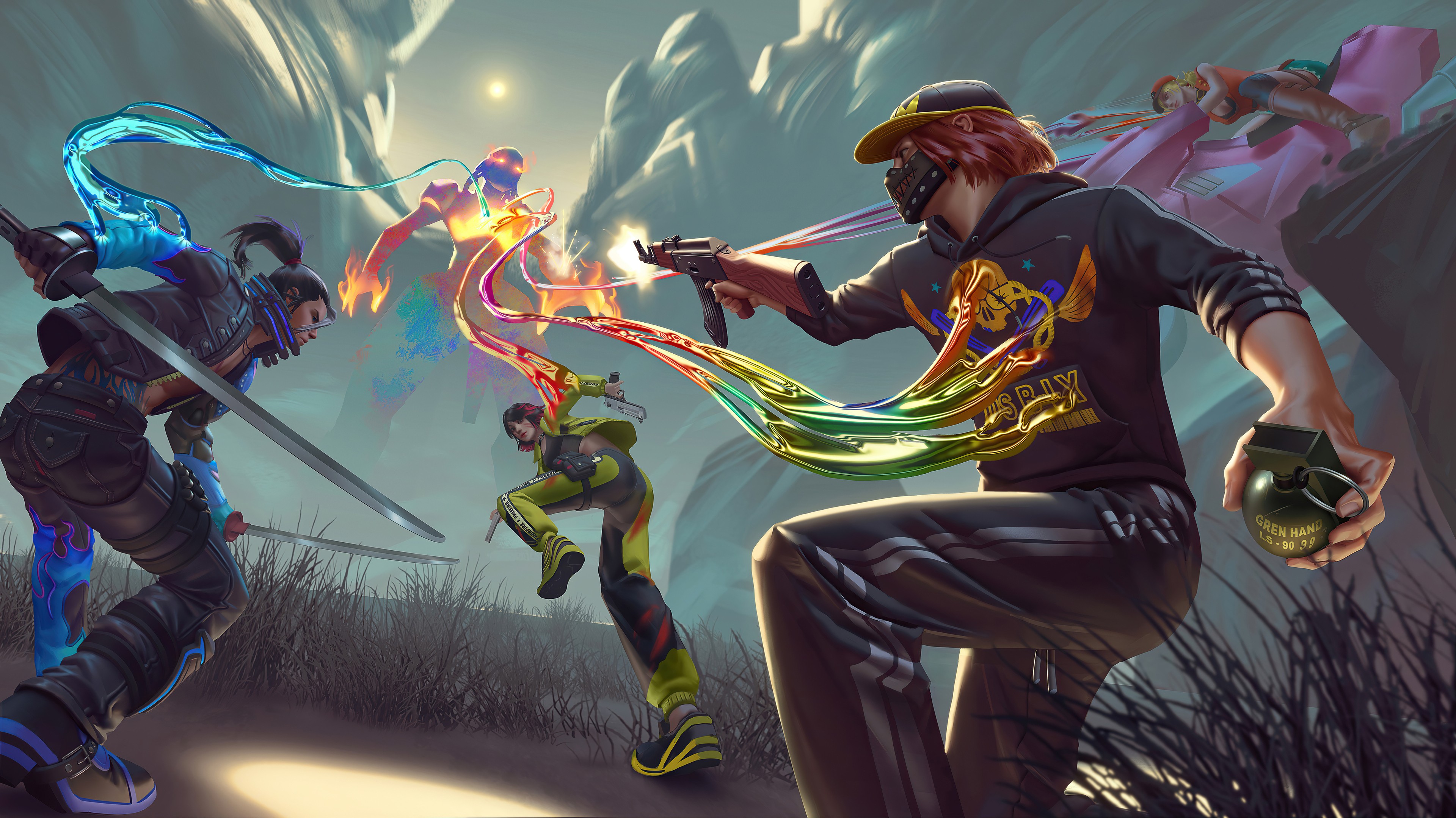 Hayato Steffie 4K HD Garena Free Fire Wallpaper