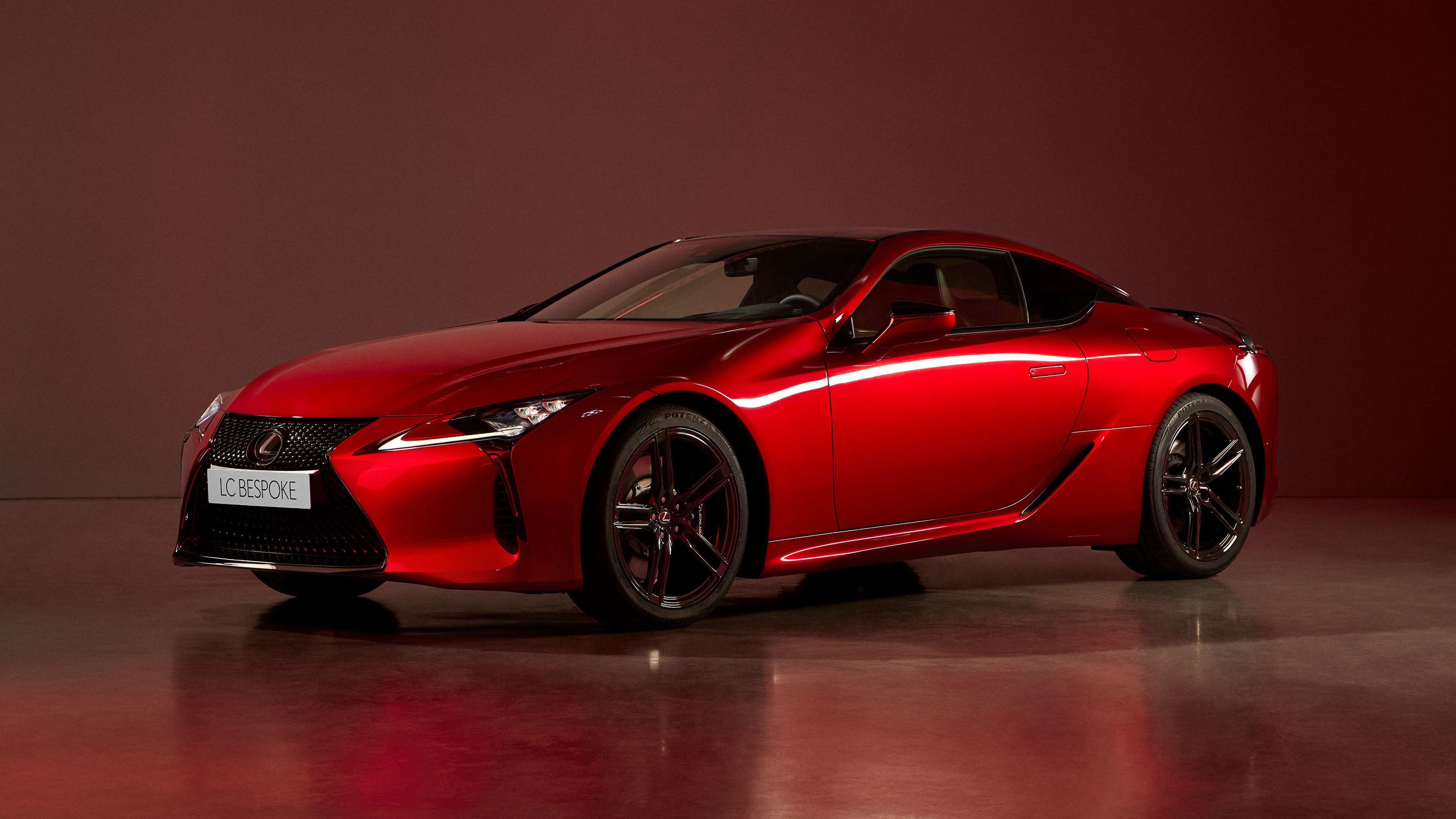 Lexus, LC 500, Bespoke, Carbon, Red, Car 2022 4K HD Cars Wallpaper