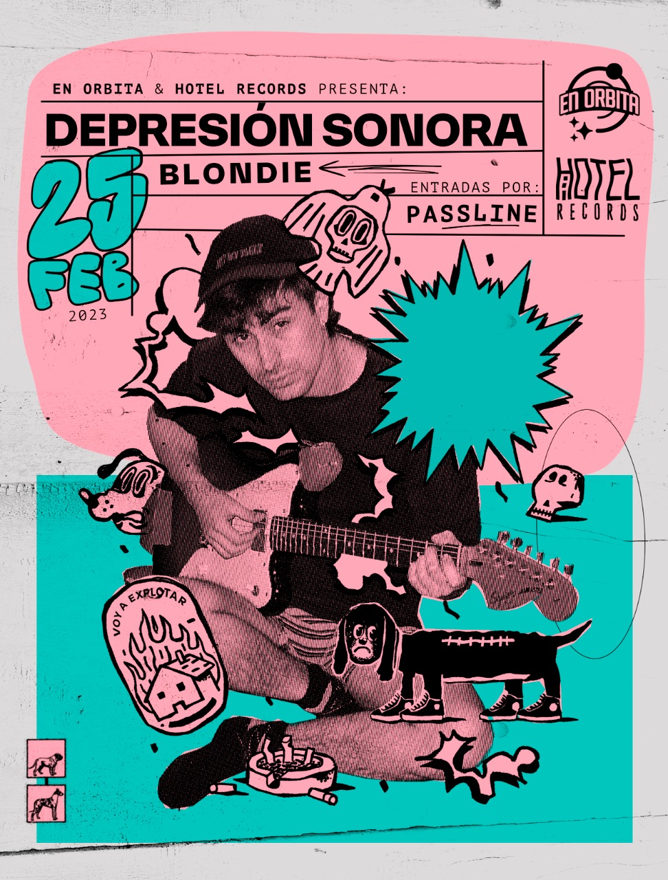 Depresión Sonora debutará en Chile el 25 de febrero de 2023 con concierto en Blondie