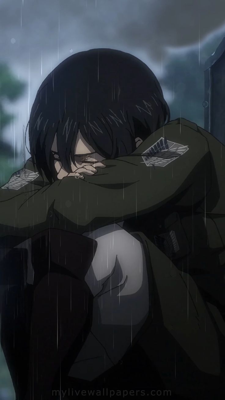 MIKASA MOURNING LIVE WALLPAPER
