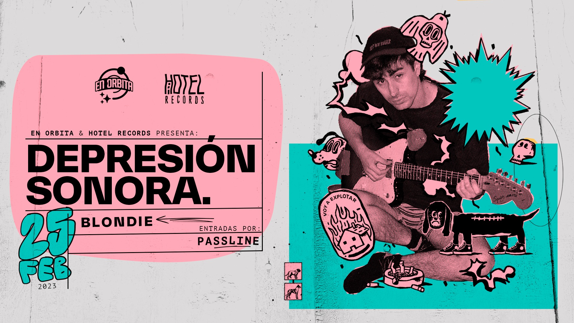 Depresión Sonora debutará en Chile el 25 de febrero de 2023 con concierto en Blondie