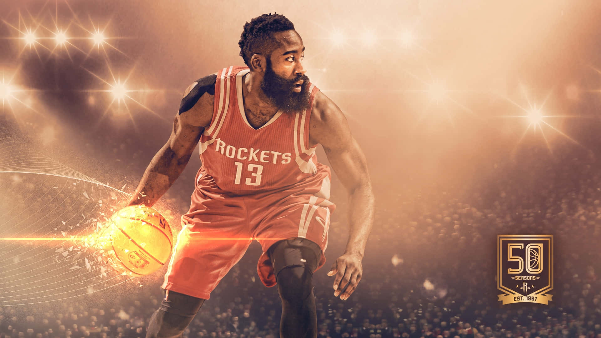 Download Competitive Thrills in NBA 2K Digital Universe Wallpaper