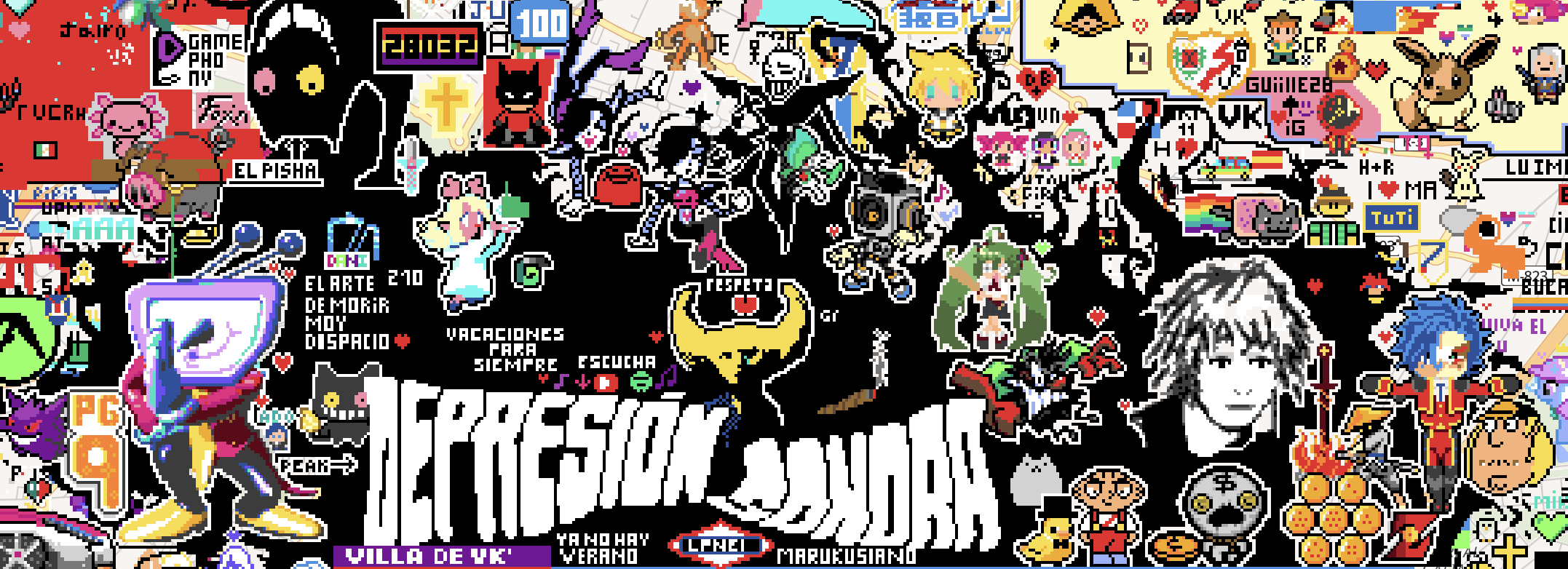 Depresión Sonoraí va el mural de Depresión Sonora