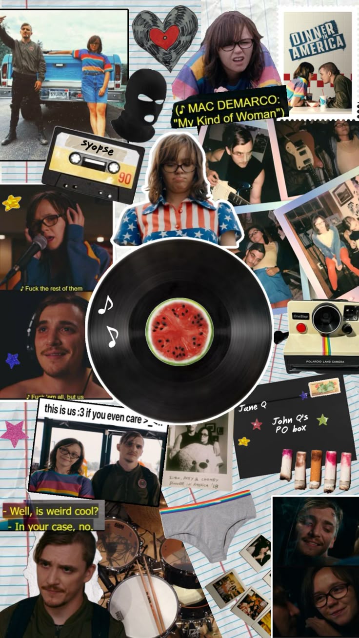 dinnerinamerica #movie #dinnerinamericamovie #wallpaper #simon #pam #watermelon #janeq #musicboyfriend