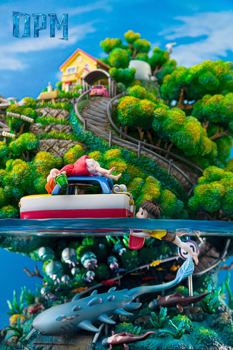 Studio Ghibli Studio Hayao Miyazaki Series 006 Ponyo on the Cliff Statue