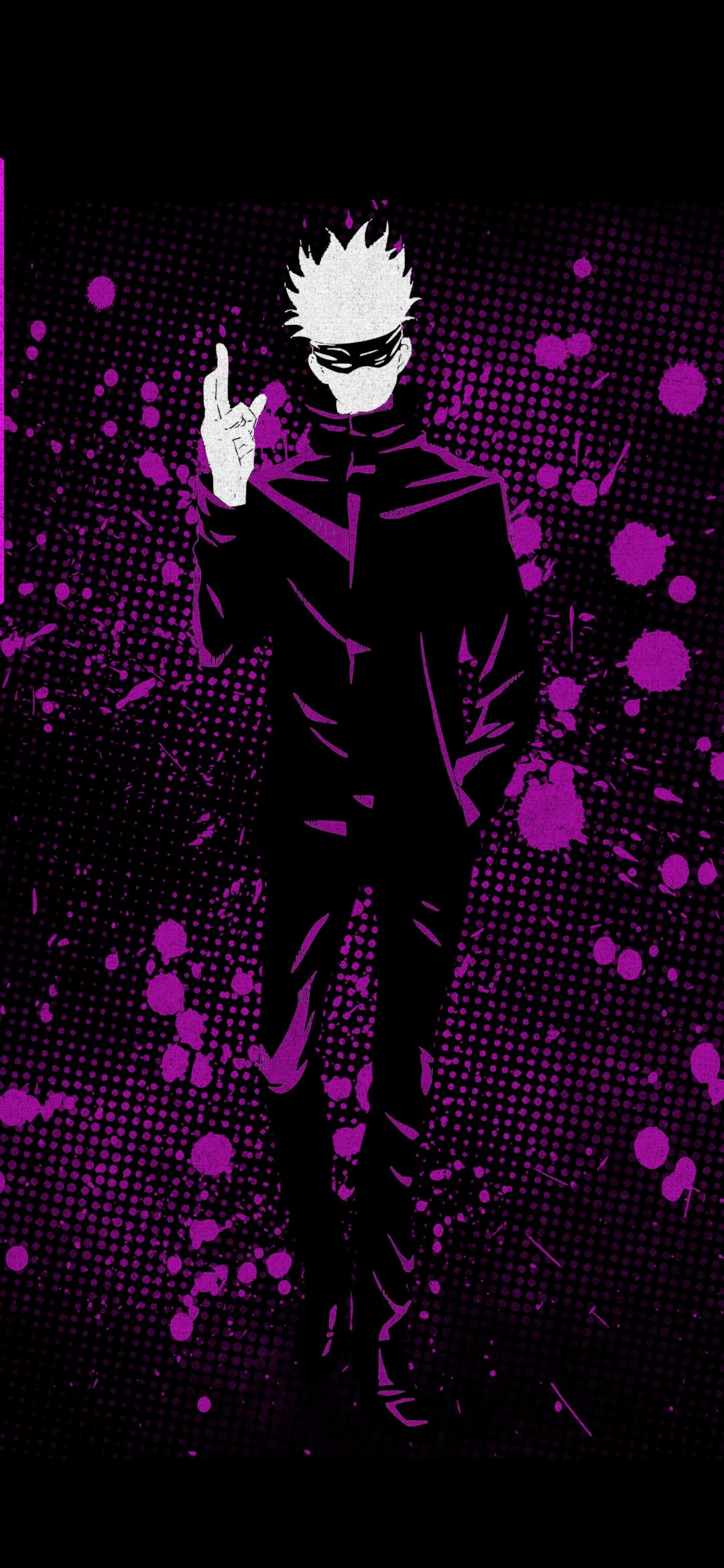 Satoru Gojo Wallpaper 4K, AMOLED, Jujutsu Kaisen