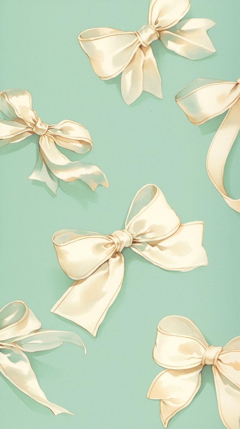 Green Bow Image Wallpaper