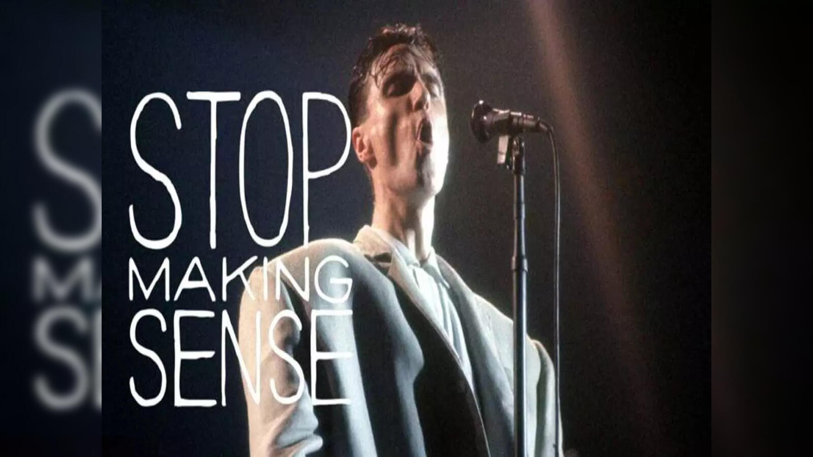 stop making sense: 'Stop Making Sense' to return in theaters for 40th anniversary; trailer and release date Economic Times
