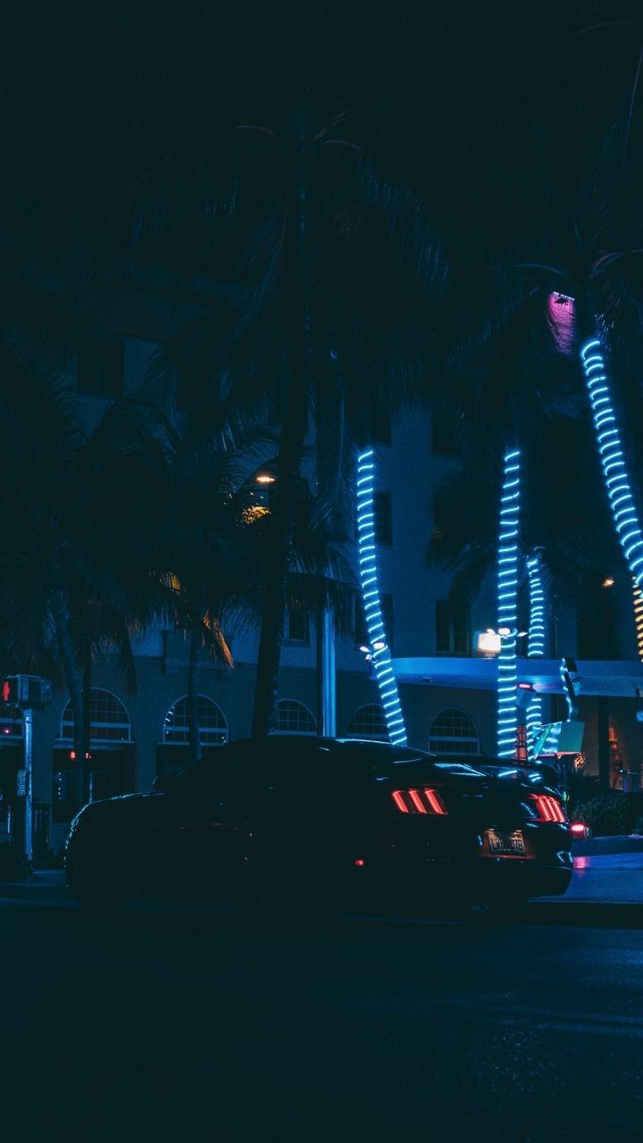 Mustang Night Wallpaper