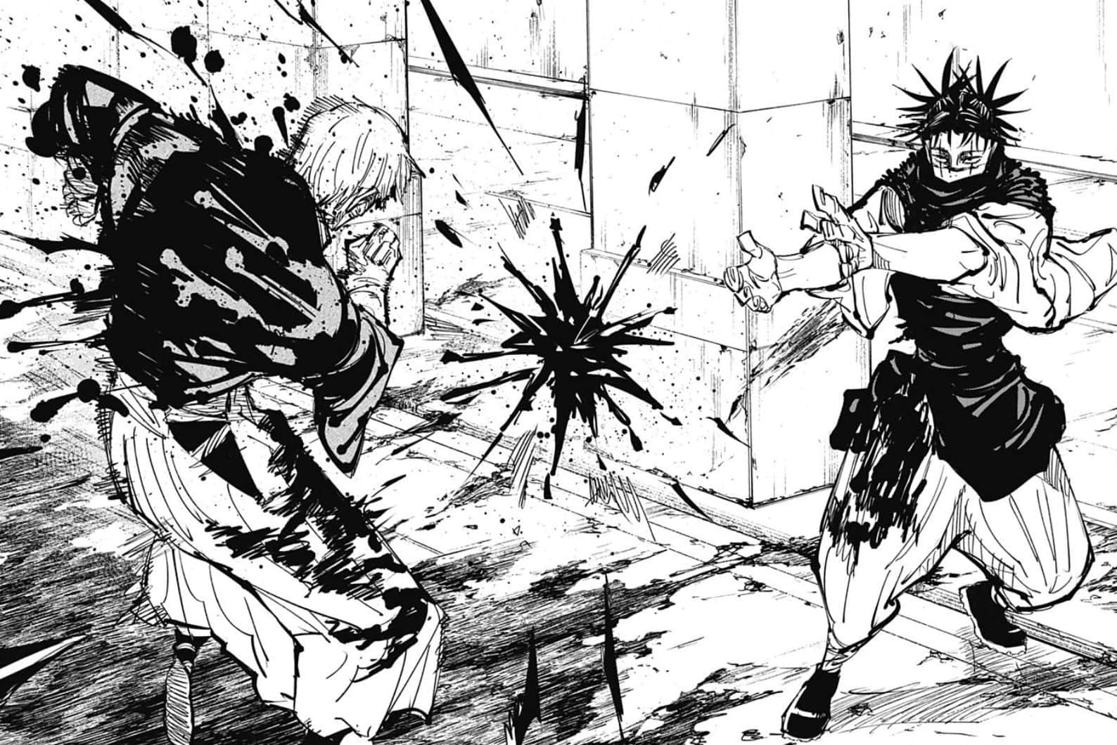 Download Choso Battle Scene J J K Manga Wallpaper