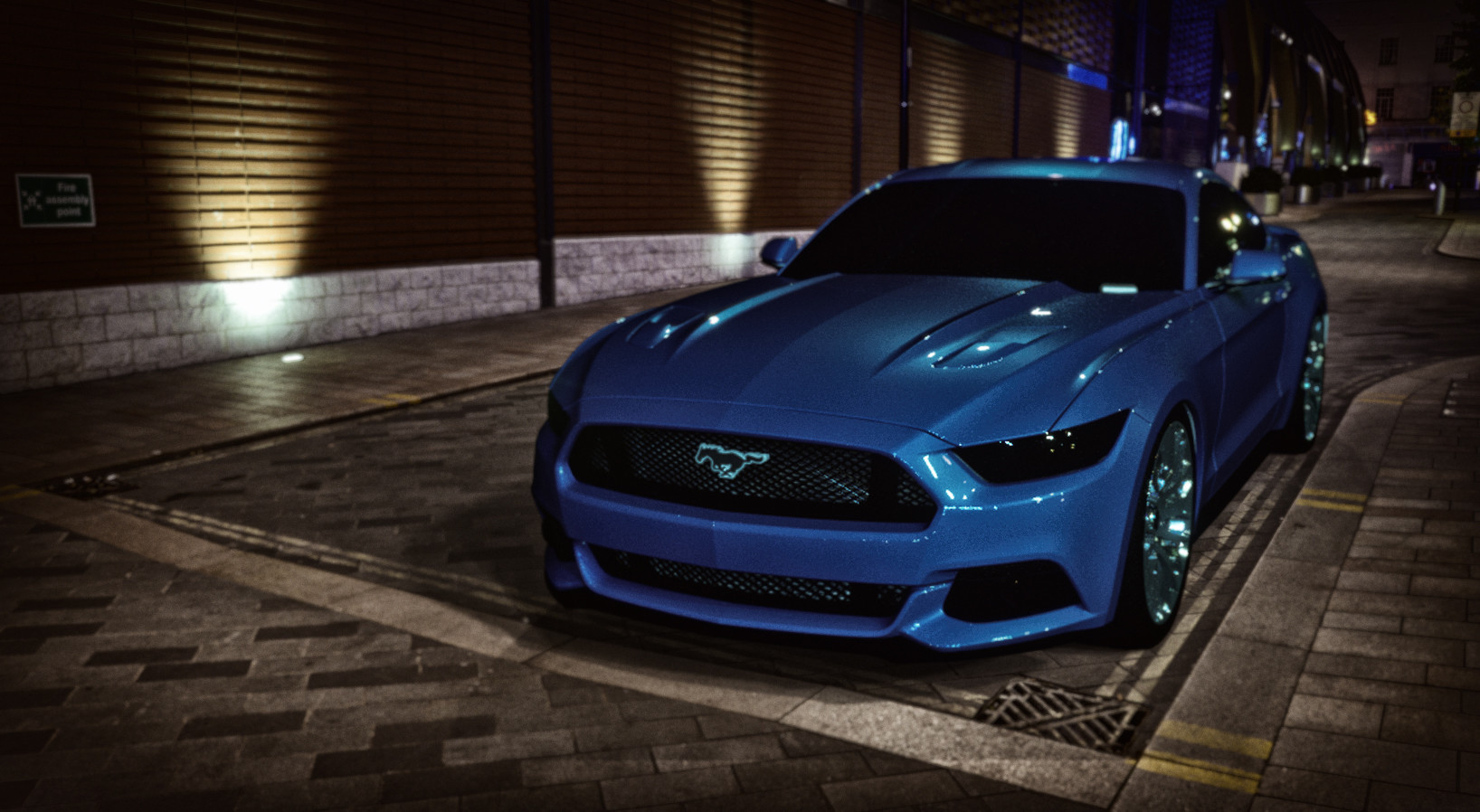Mustang night