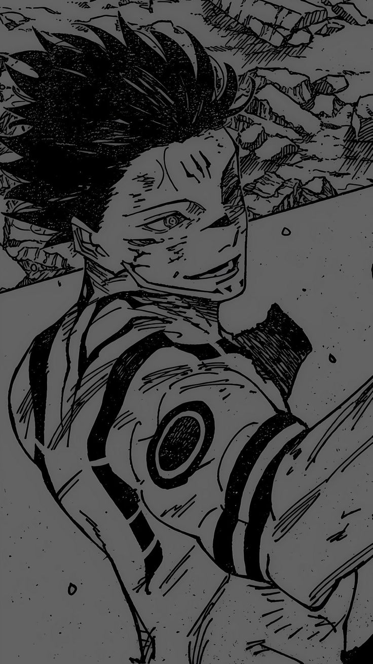 Wallpaper sukuna, character, manga, black and white, art, Black 4K by •cooked•. Download wallpaper sukuna, character, manga, black and white, art for free