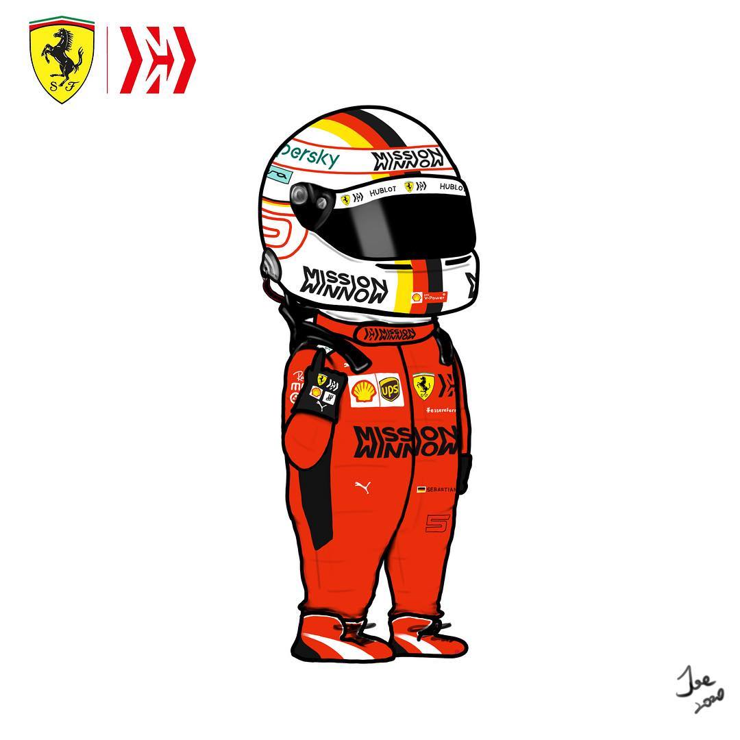 DankeSeb ♡ Seb cartoon by racing_babies (IG)