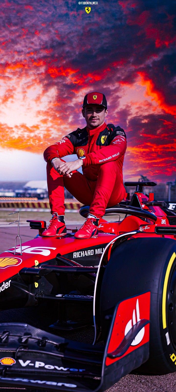 Charles Leclerc Ferrari wallpaper