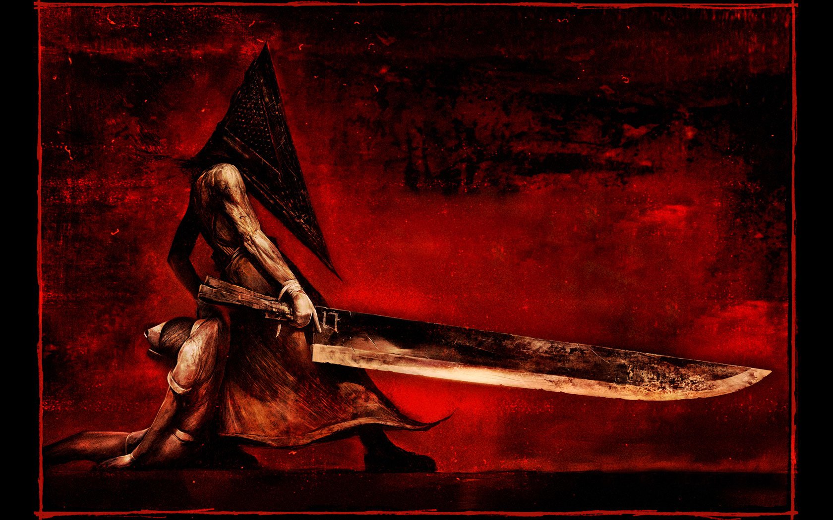 Pyramid Head: Dark HD Wallpaper from Silent Hill