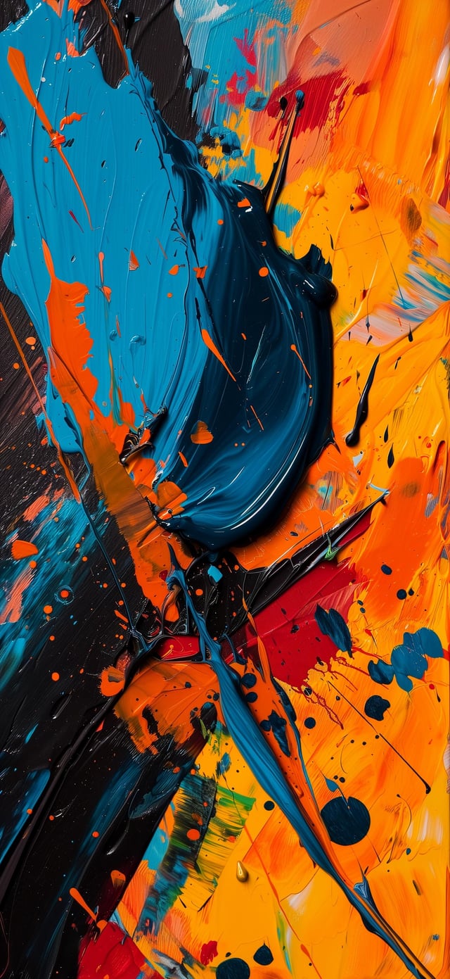 Some acrylic paint wallpaper I've made. Enjoy !