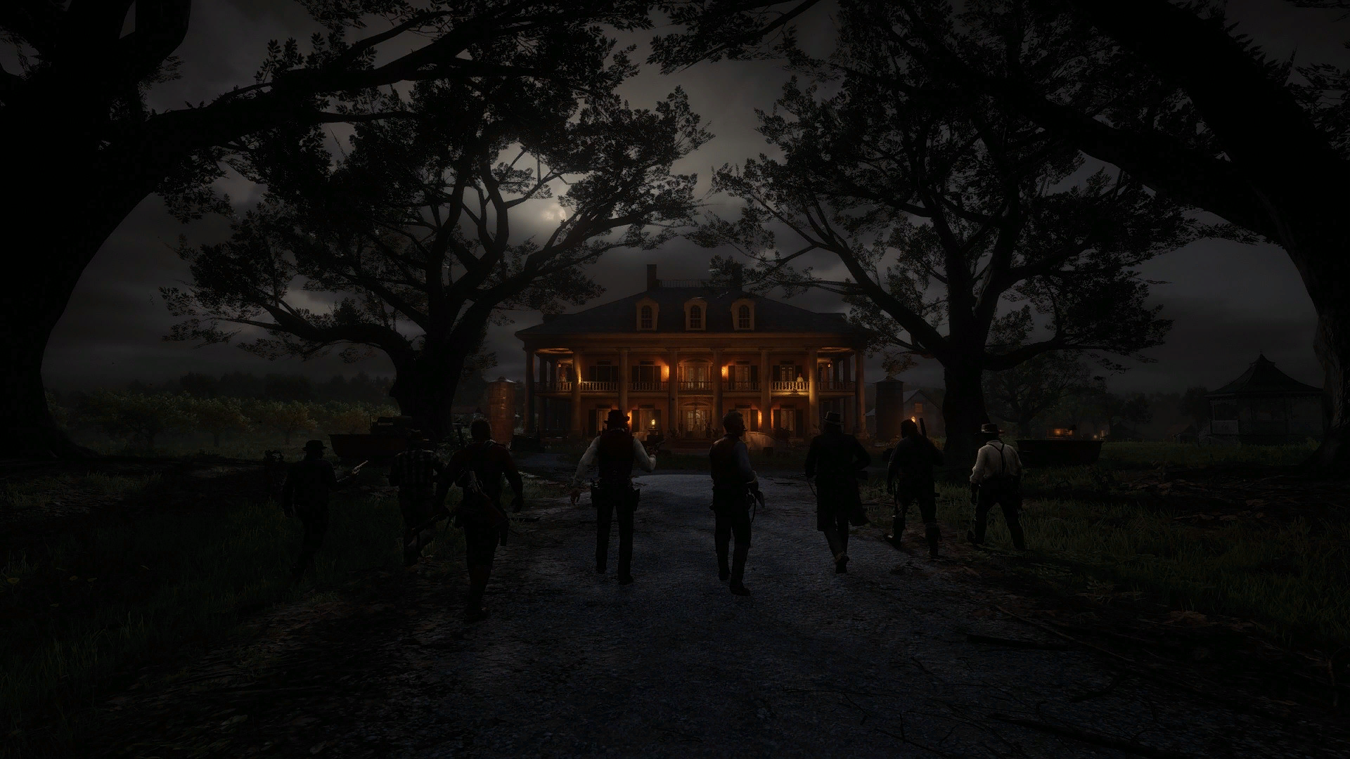 Red Dead Redemption 2 HD Wallpaper: Nightfall in the Wild West