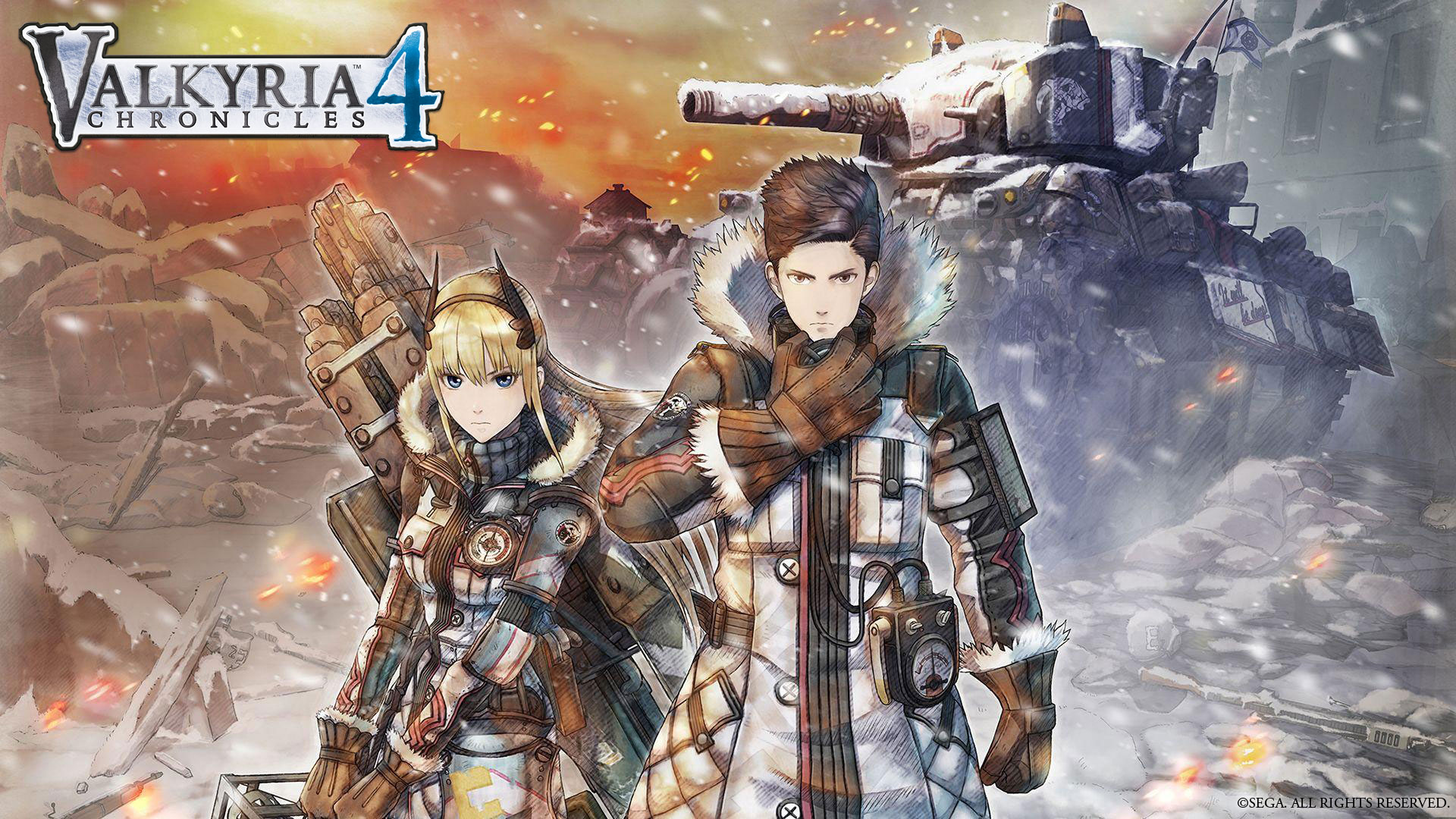 SEGA celebrate the upcoming release of Valkyria Chronicles 4 this coming Tuesday December 8th, we've got some desktop and mobile digital wallpaper to decorate your device with!