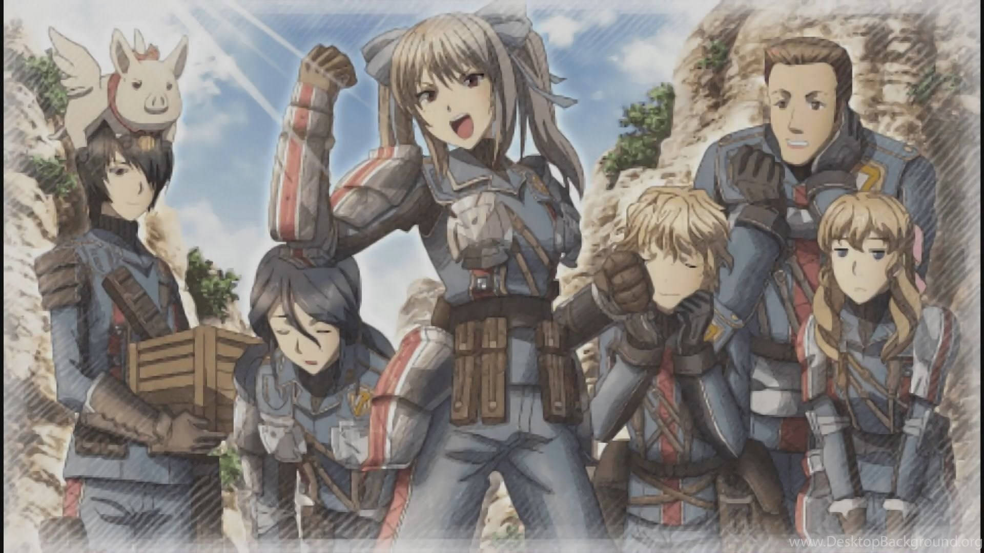 Download Valkyria Chronicles Shocktroopers Wallpaper