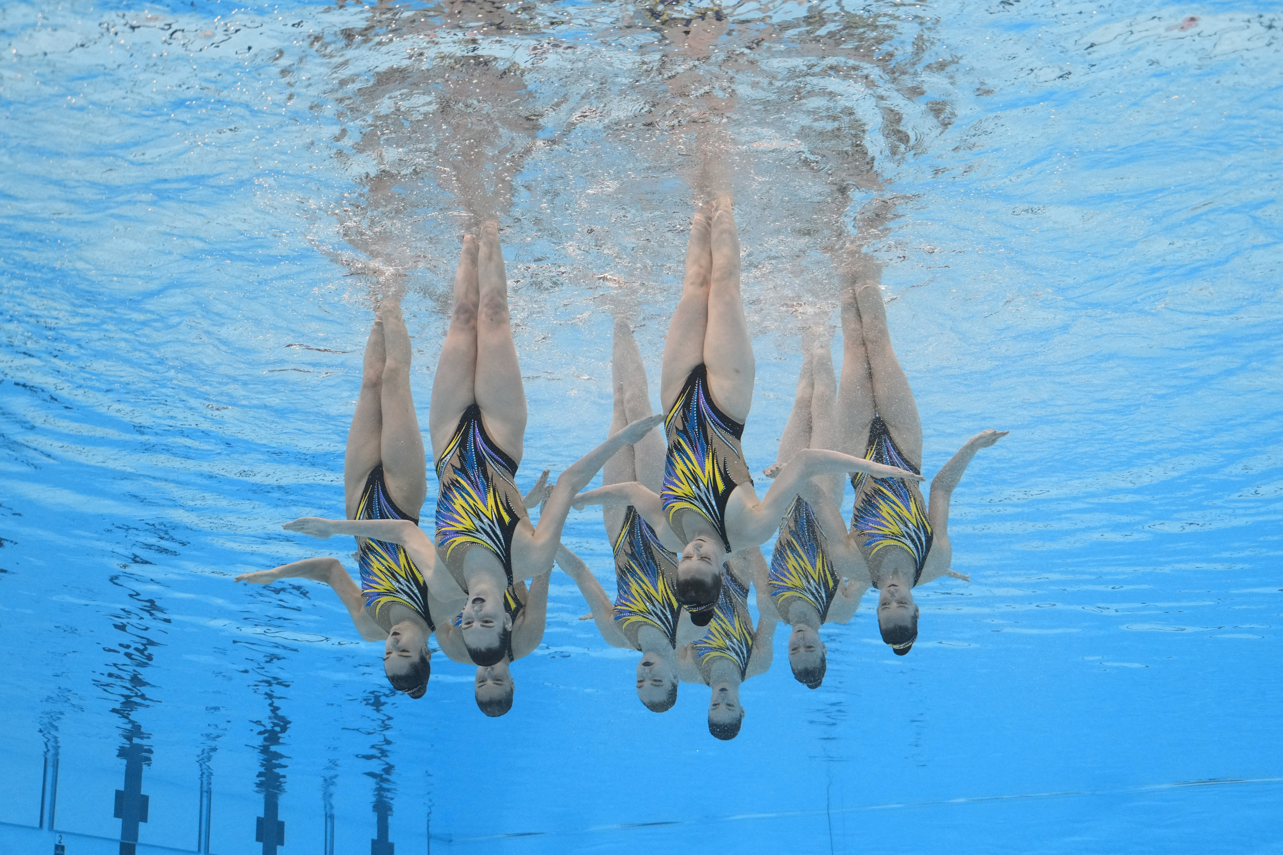 Artistic Swimming Olympics Wallpaper Full HD