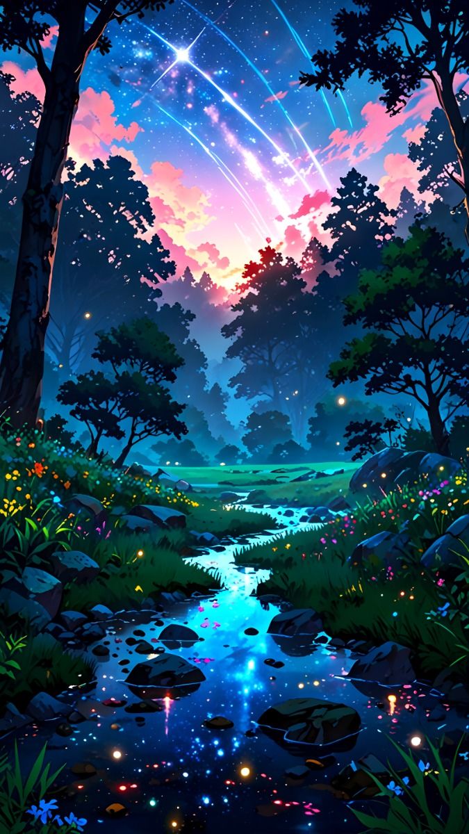Anime nature wallpaper