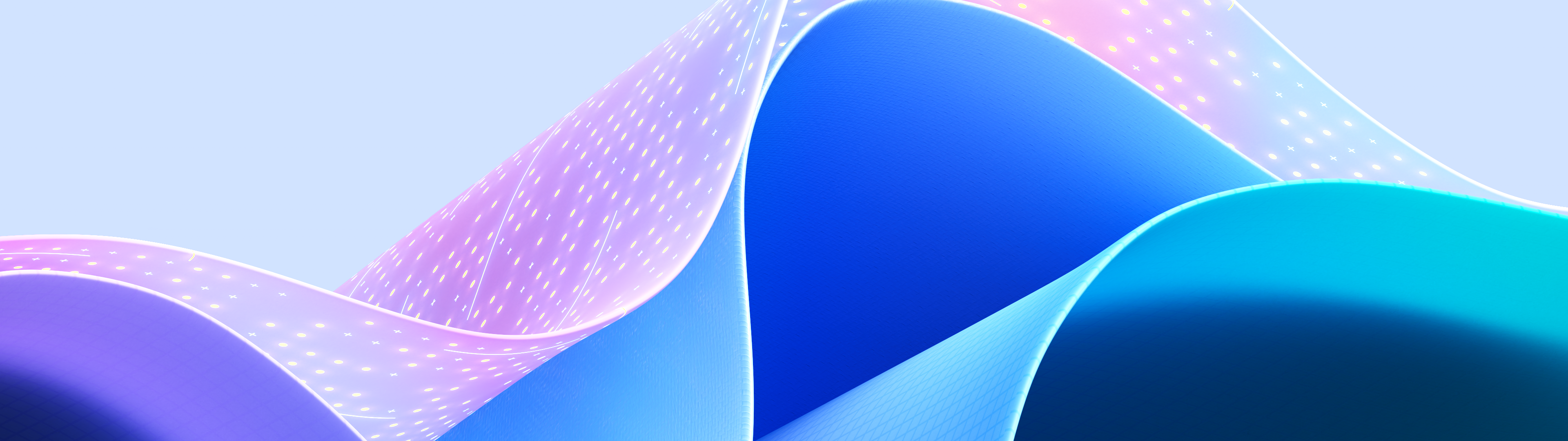 Windows 11 Wallpaper 4K, Light Mode, Waves, Blue, Stock