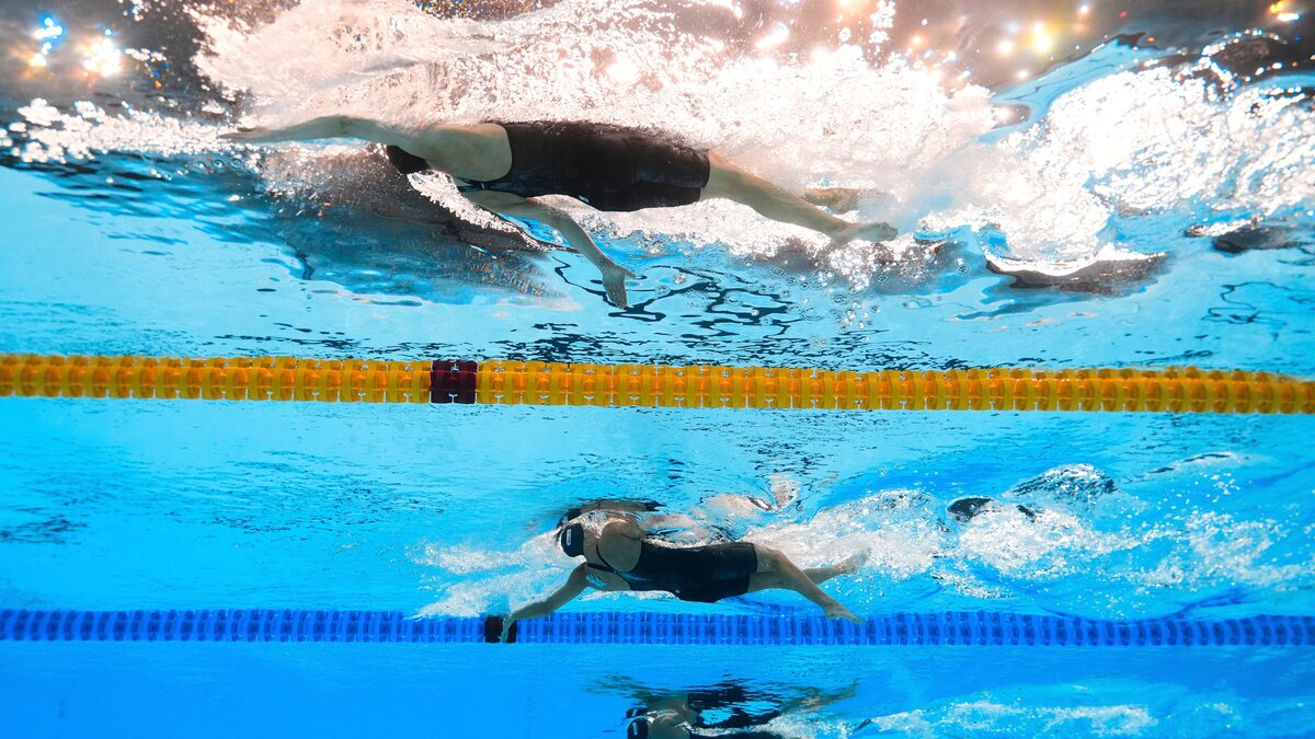 Kylie Masse narrowly misses podium in 100m backstroke at world swimming championships Globe and Mail