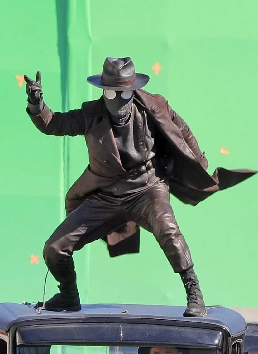 First Look Of Nicolas Cage's Spider Man Noir Suit