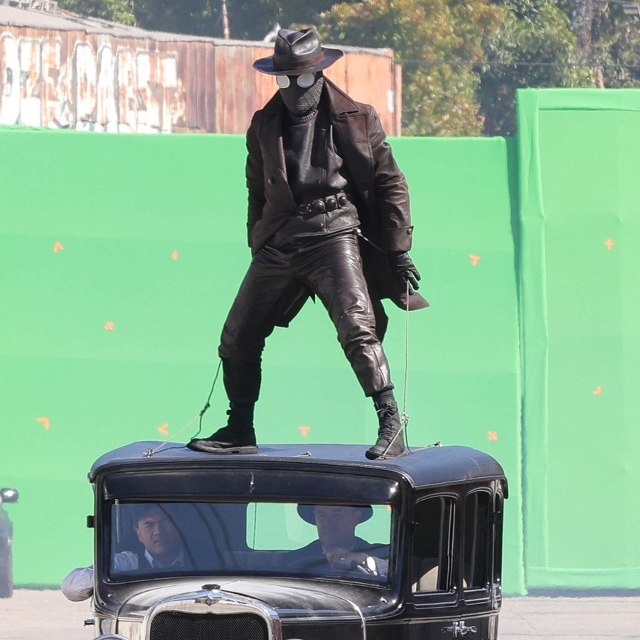 Nic Cage's 'Spider Man Noir' Costume Seen For First Time