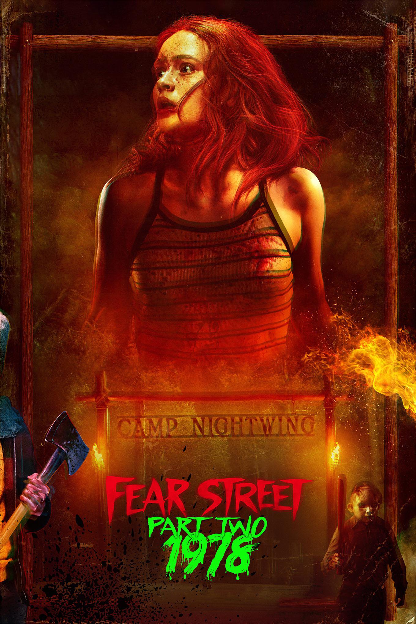 Can anyone turn these Fear Street: 1978 posters into textless wallpaper? :D