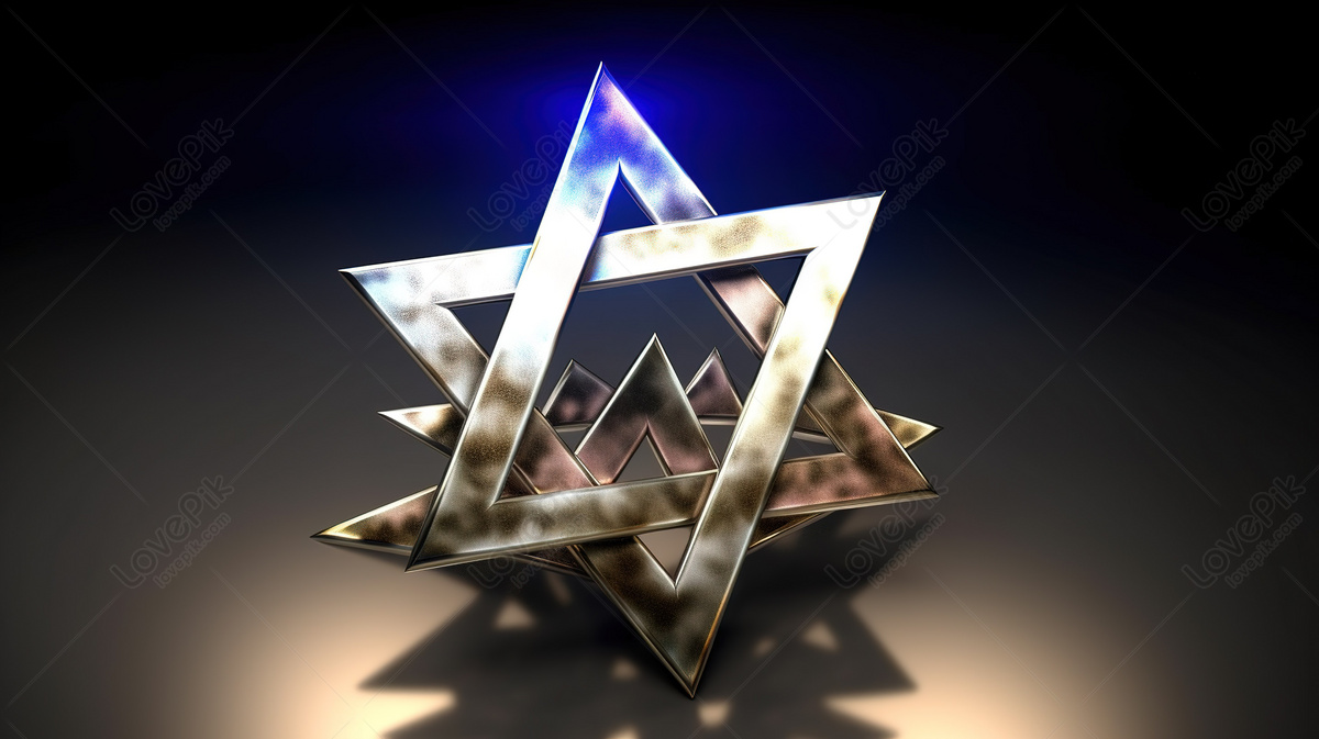 Mesmerizing Star Of David Pendant Shines On Enchanting Dark Table Background, Enchant Background, Shining Stars Background, David Background Download Free. Banner Background Image