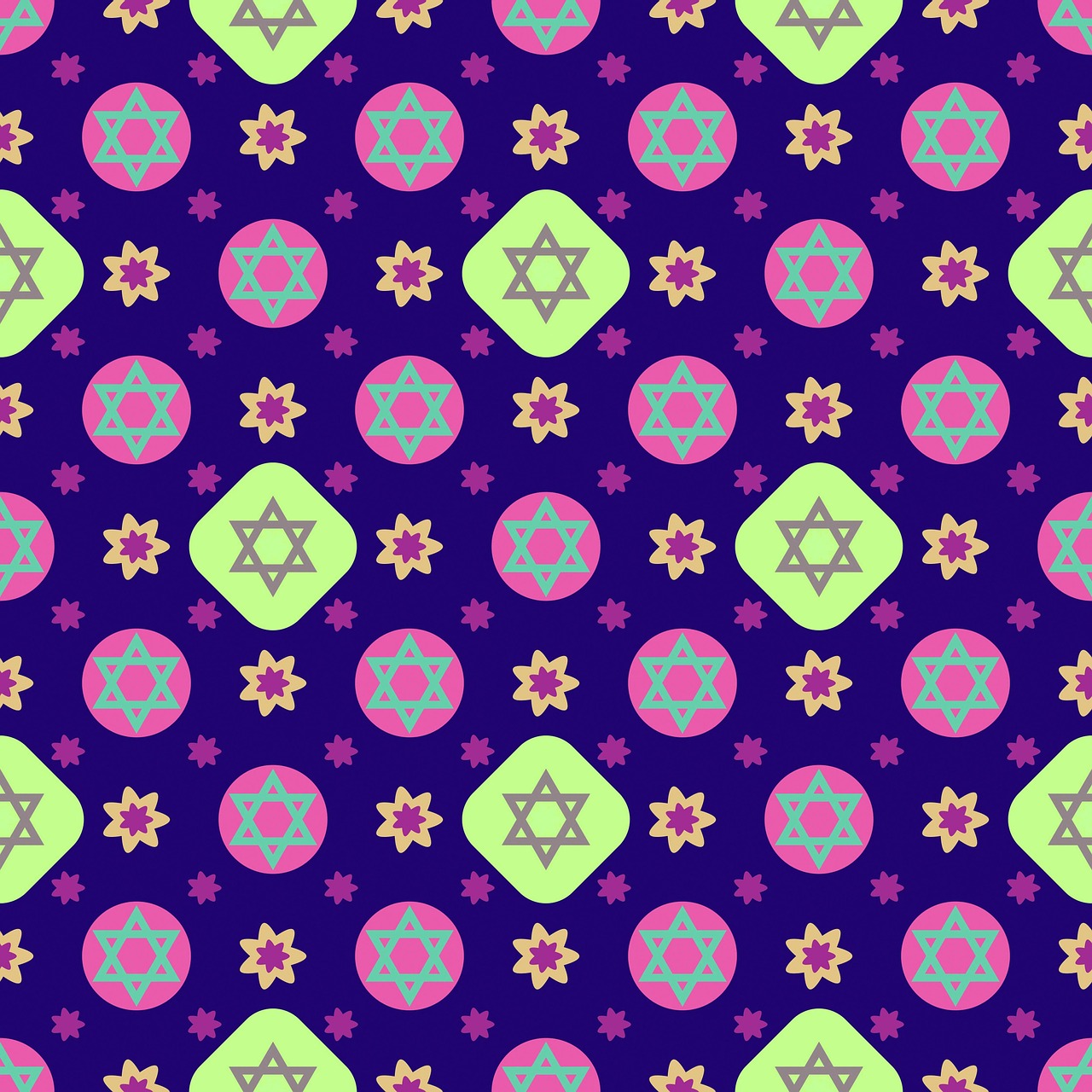 Solomon'S Tempel & Magen David Image