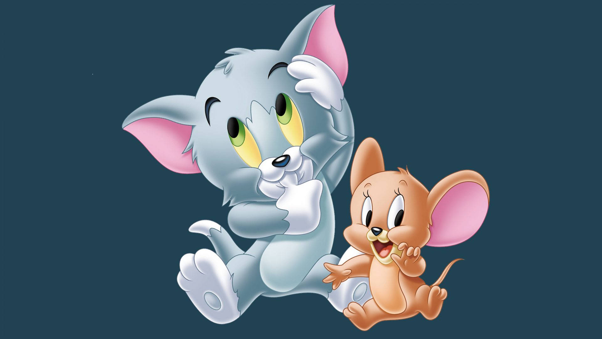 Download Baby Jerry Mouse And Tom Cartoon Wallpaper
