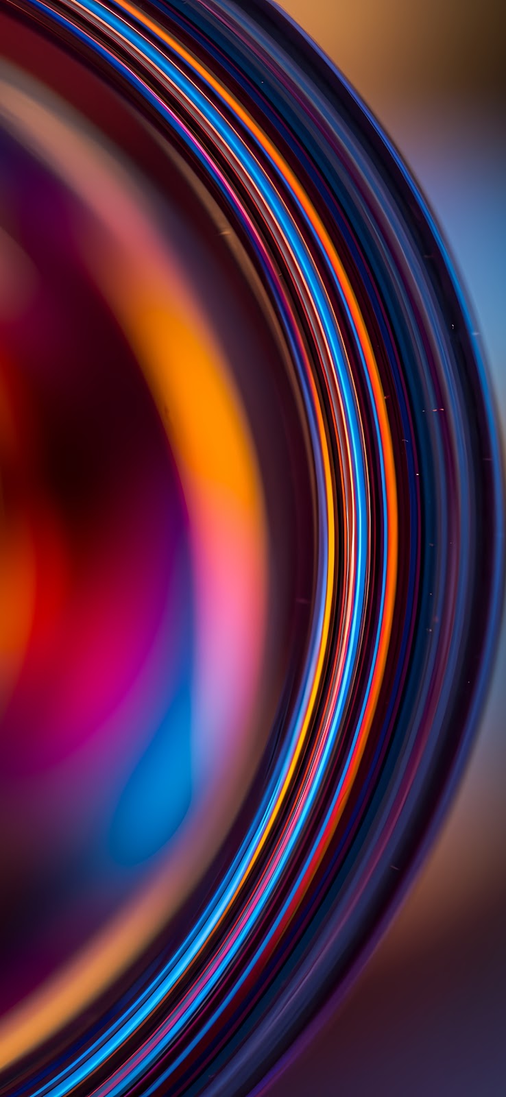 iPhone 17 Concept Wallpaper: Abstract Circular Light Flow