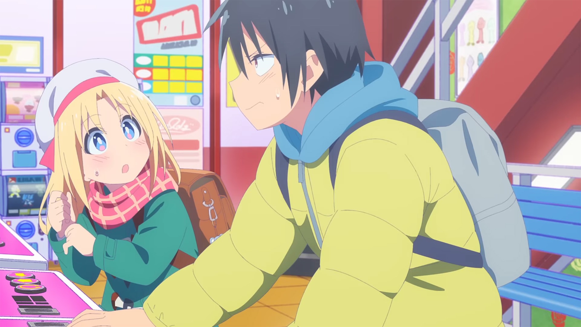 Cultural Exchange With a Game Centre Girl Shows Off Ending Theme Song in Trailer