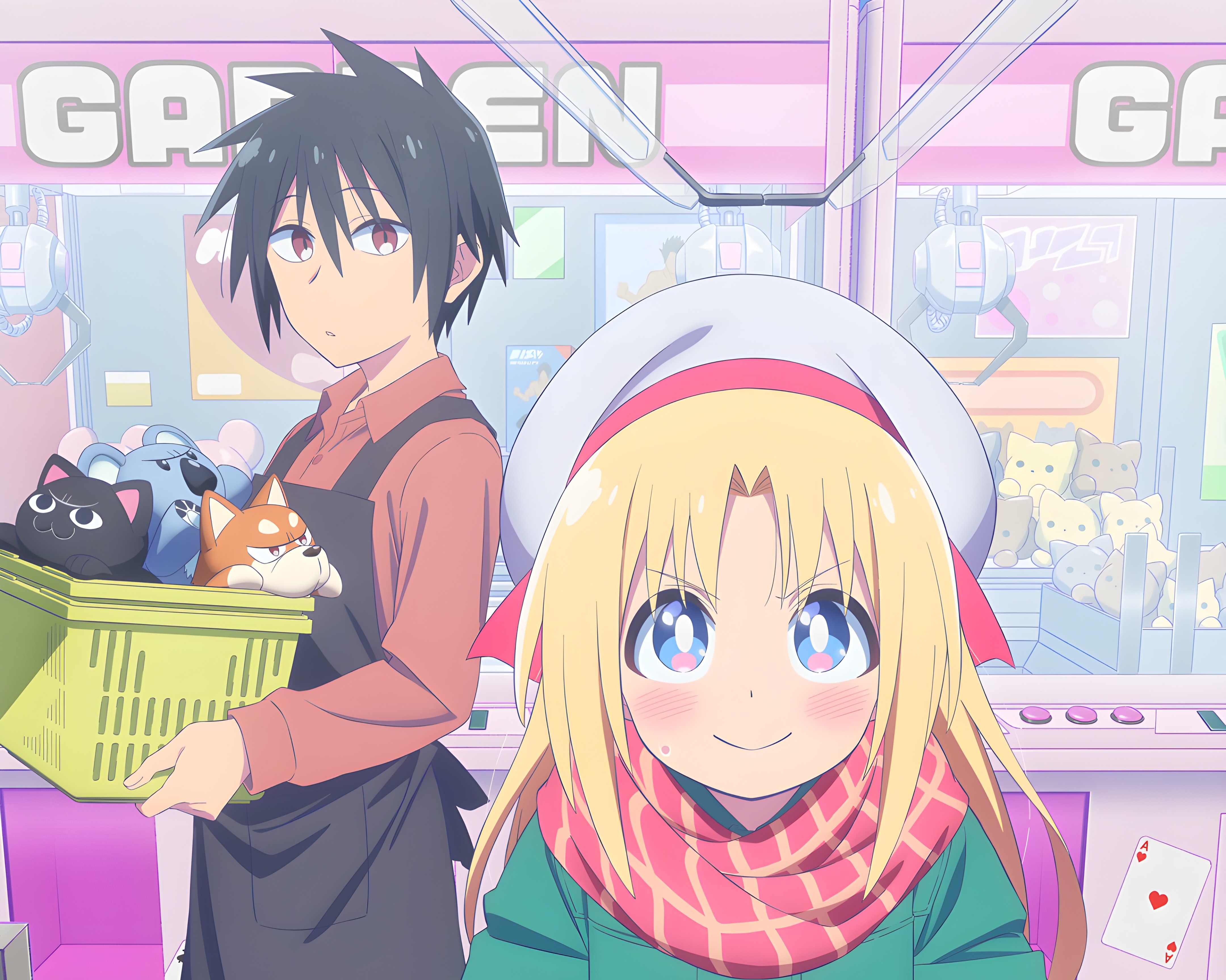 Download Anime Cultural Exchange With A Game Centre Girl Renji Kusakabe Lily Baker 4k Ultra HD Wallpaper