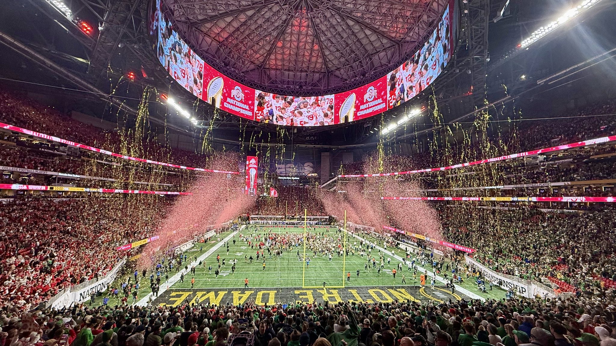 College Football Campus Tour Champion Ohio State Buckeyes‼️