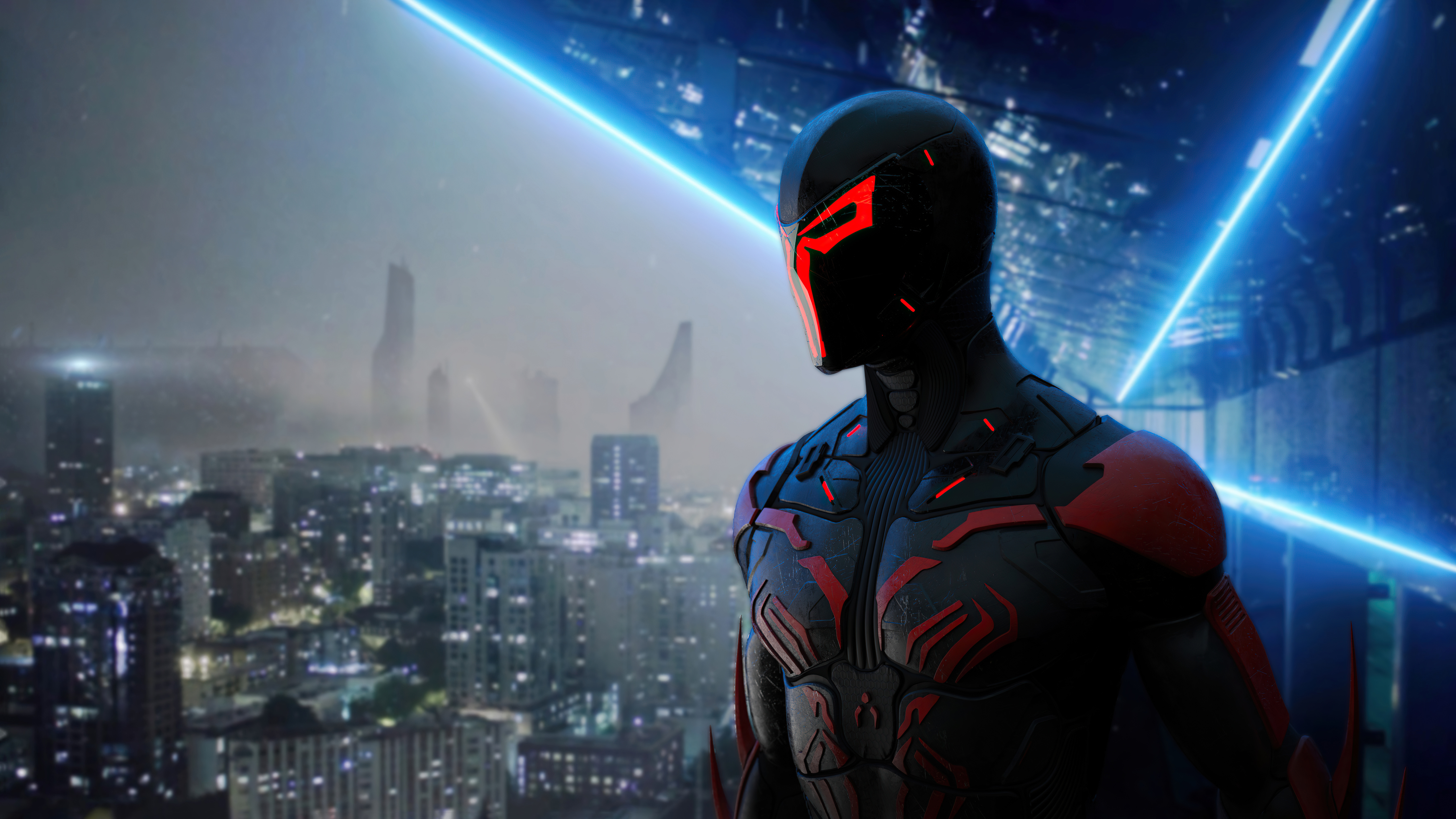 Download Spider Man Comic Spider Man 2099 4k Ultra HD Wallpaper By Matthew Regalado