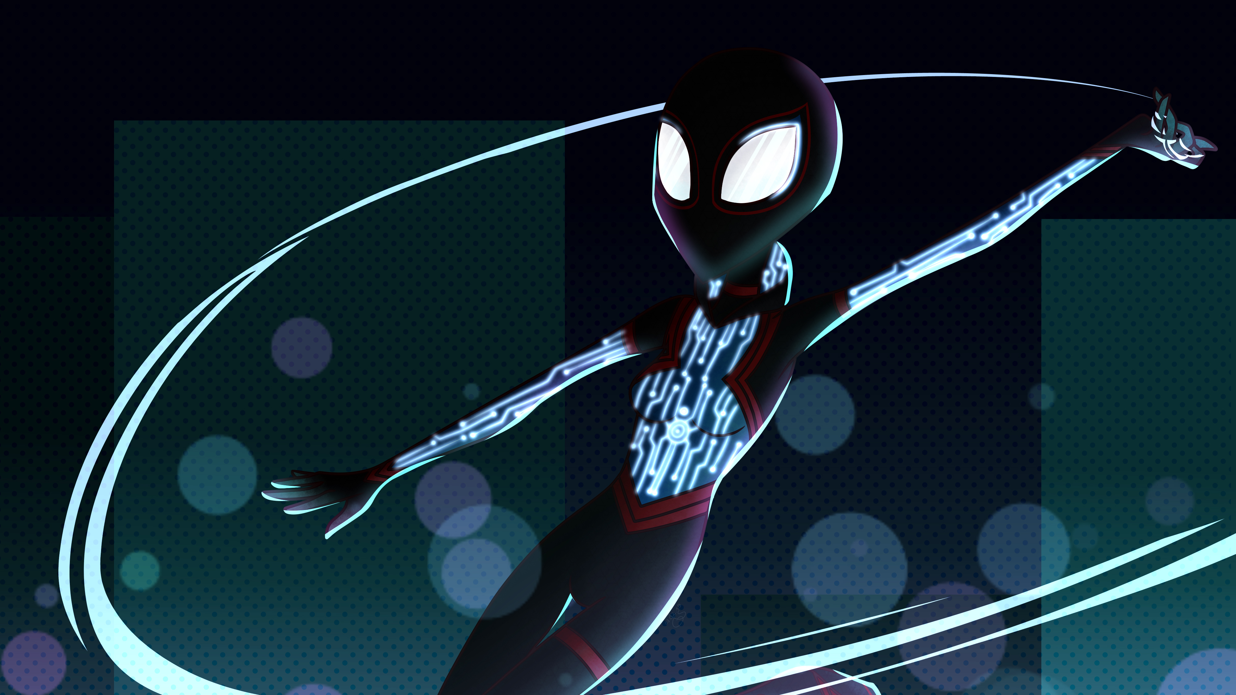 Spidersona Spider Cyber Wallpaper, HD Superheroes Wallpaper, 4k Wallpaper Image, Background, Photos and Picture
